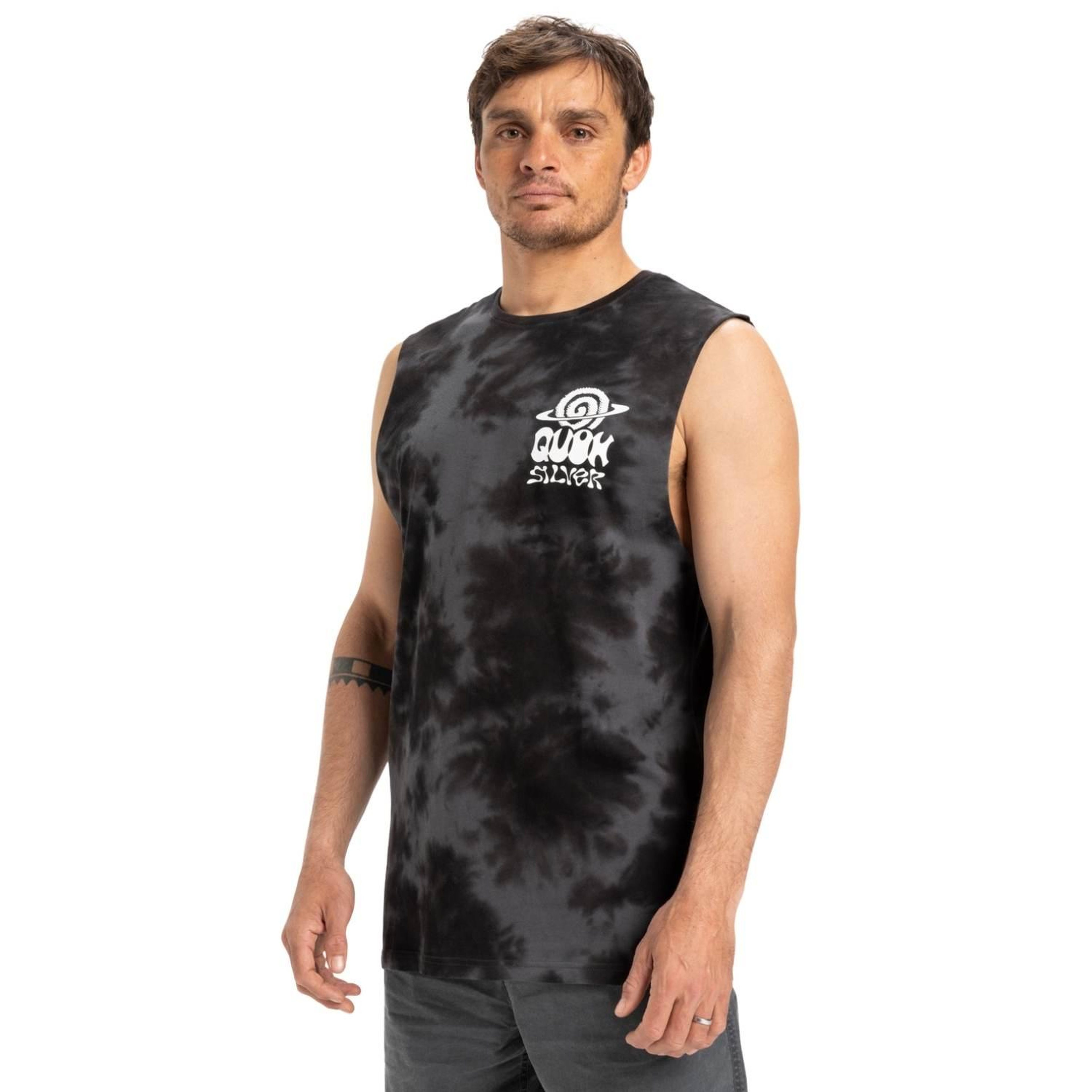 Quiksilver Td Cosmic Vibrations Muscle Erkek Siyah Tişört