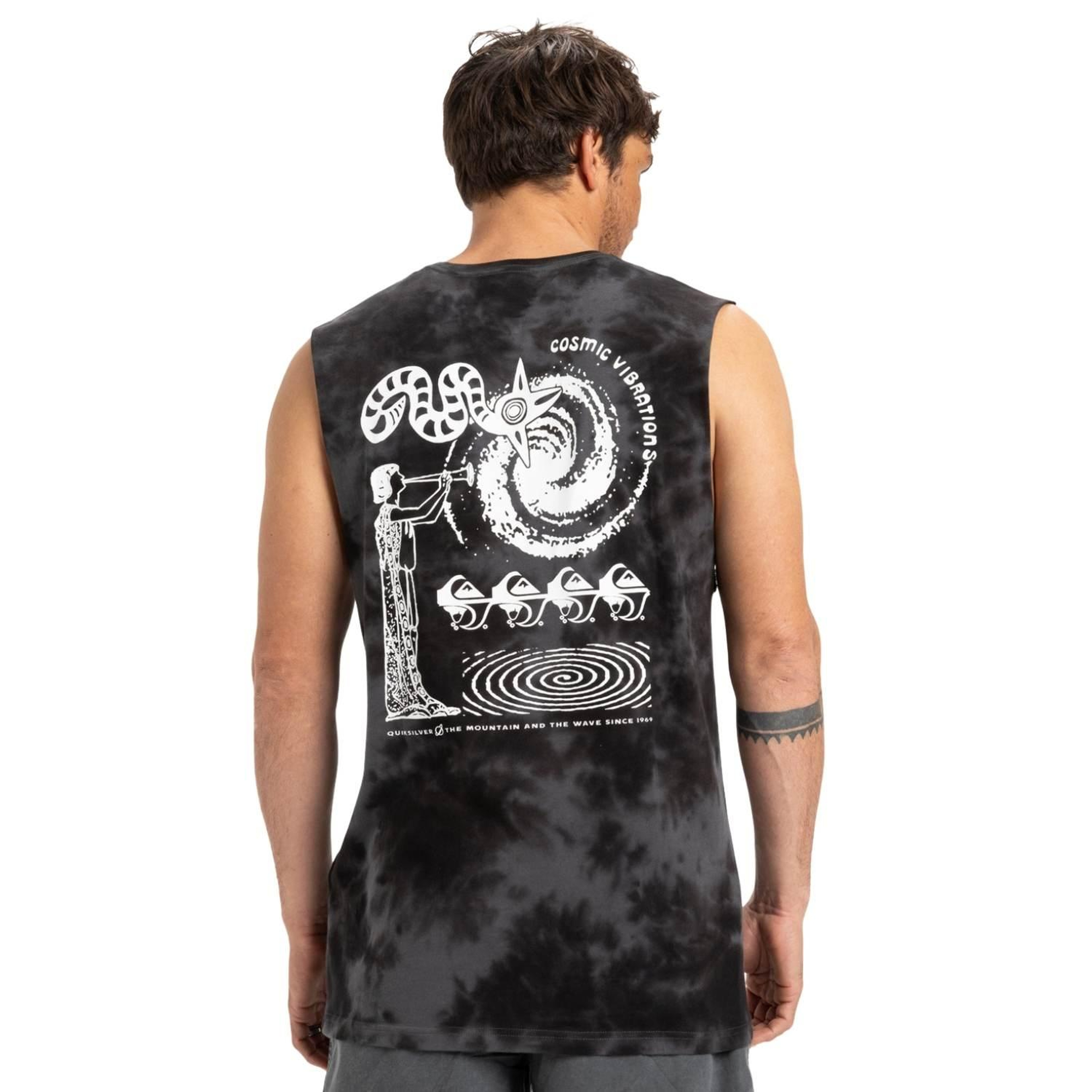 Quiksilver Td Cosmic Vibrations Muscle Erkek Siyah Tişört