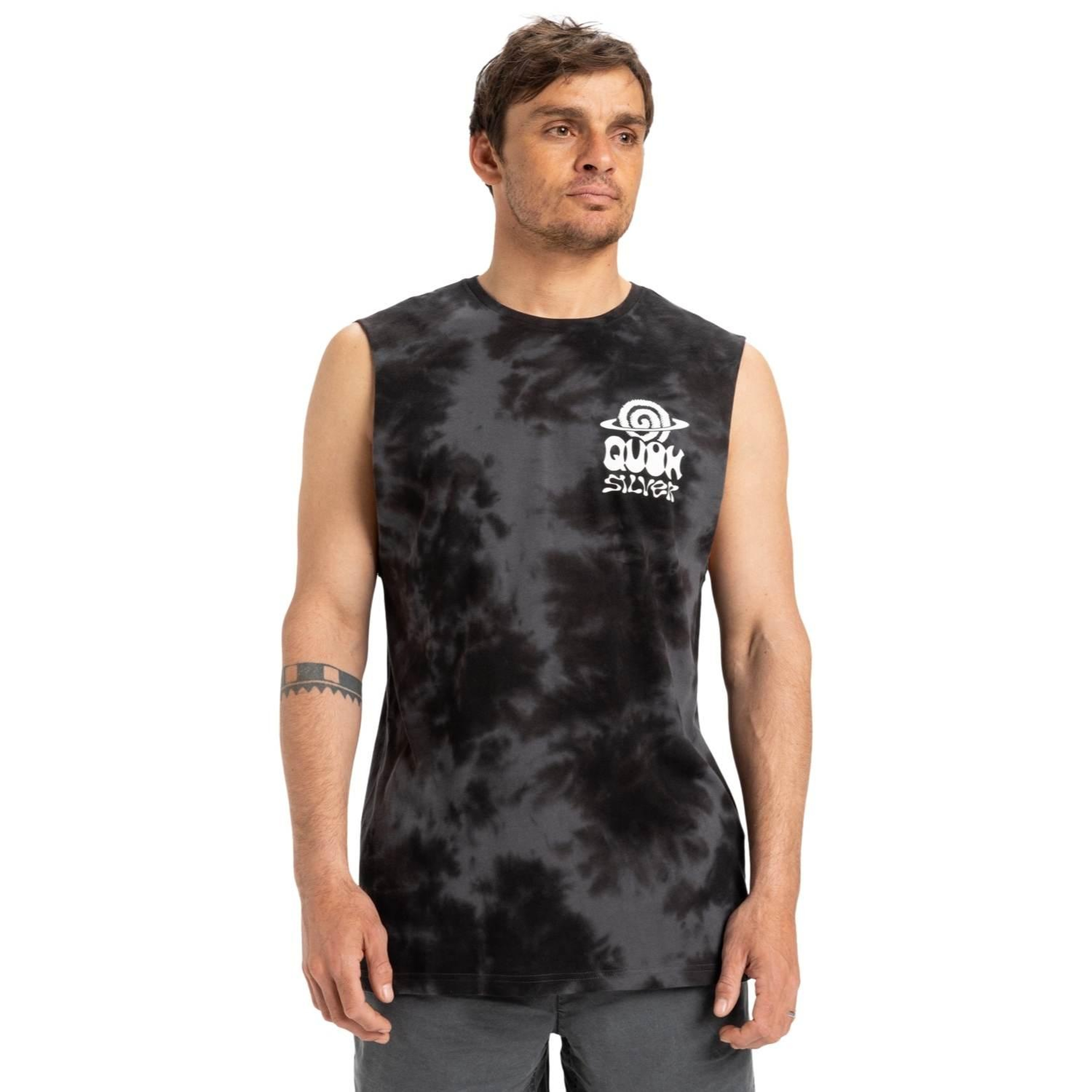 Quiksilver Td Cosmic Vibrations Muscle Erkek Siyah Tişört