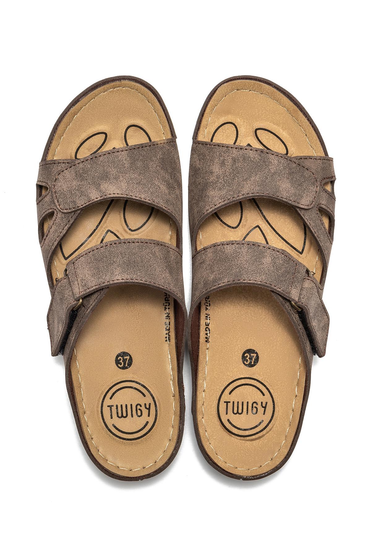 Duru Kadın Terlik Kahverengi 36/40