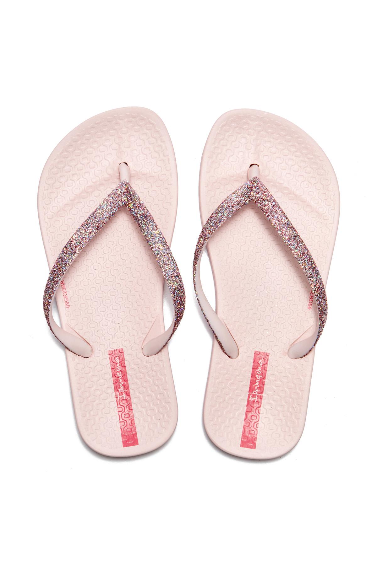 Anat Lolita Çocuk Parmak Arası Terlik Açık Pudra 25/35