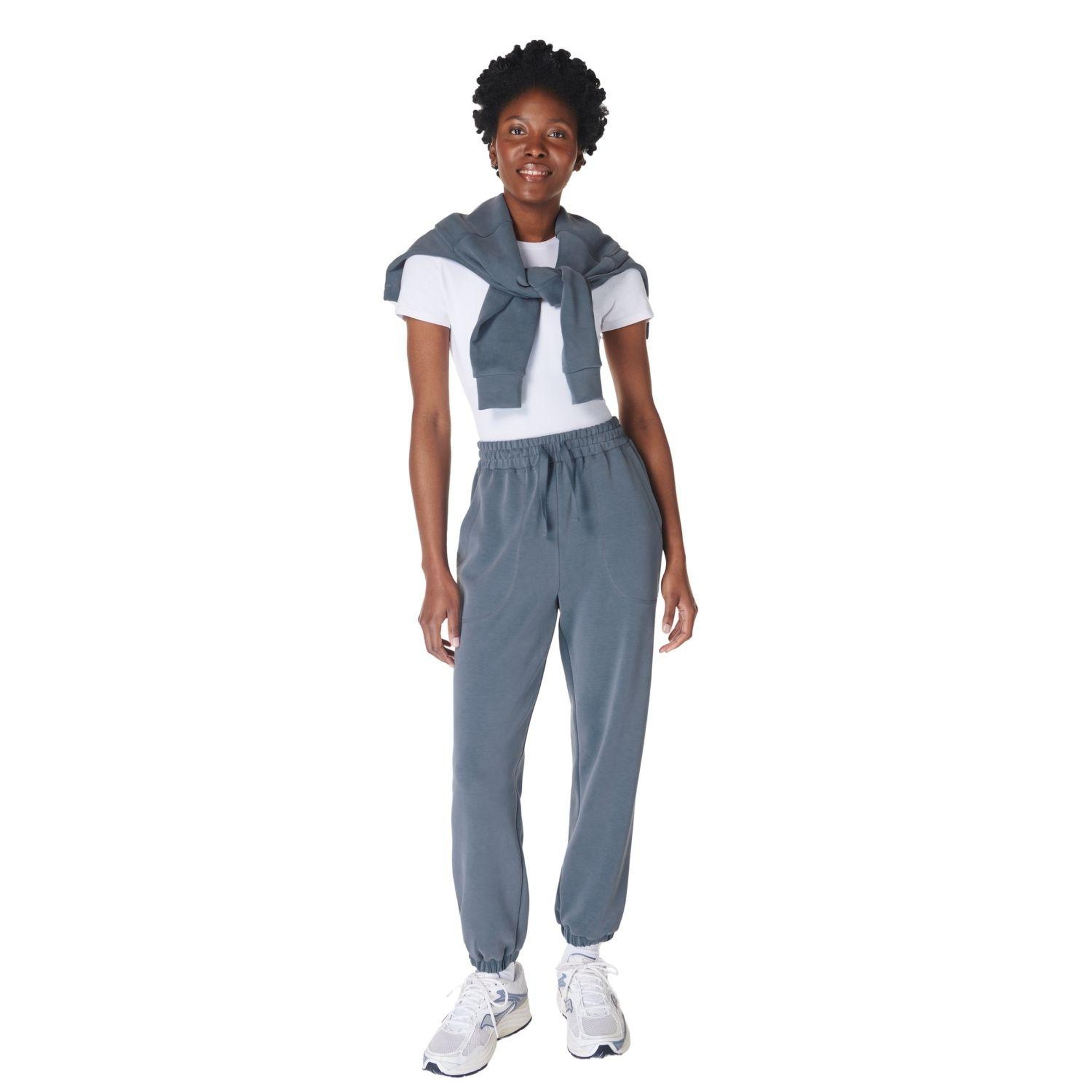 Sweaty Betty Sand Wash Cuffed Trouser Kadın Mavi Pantolon