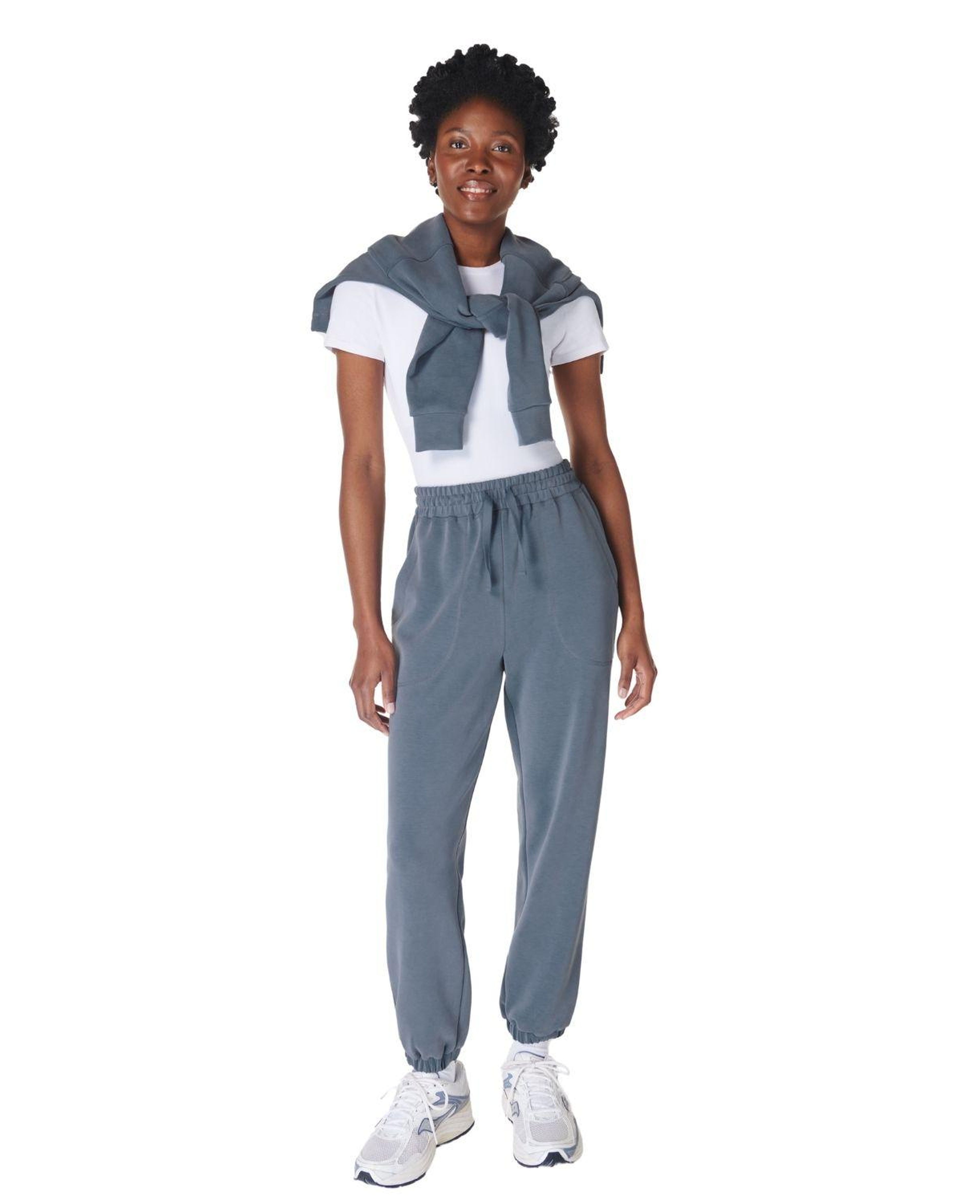 Sweaty Betty Sand Wash Cuffed Trouser Kadın Mavi Pantolon