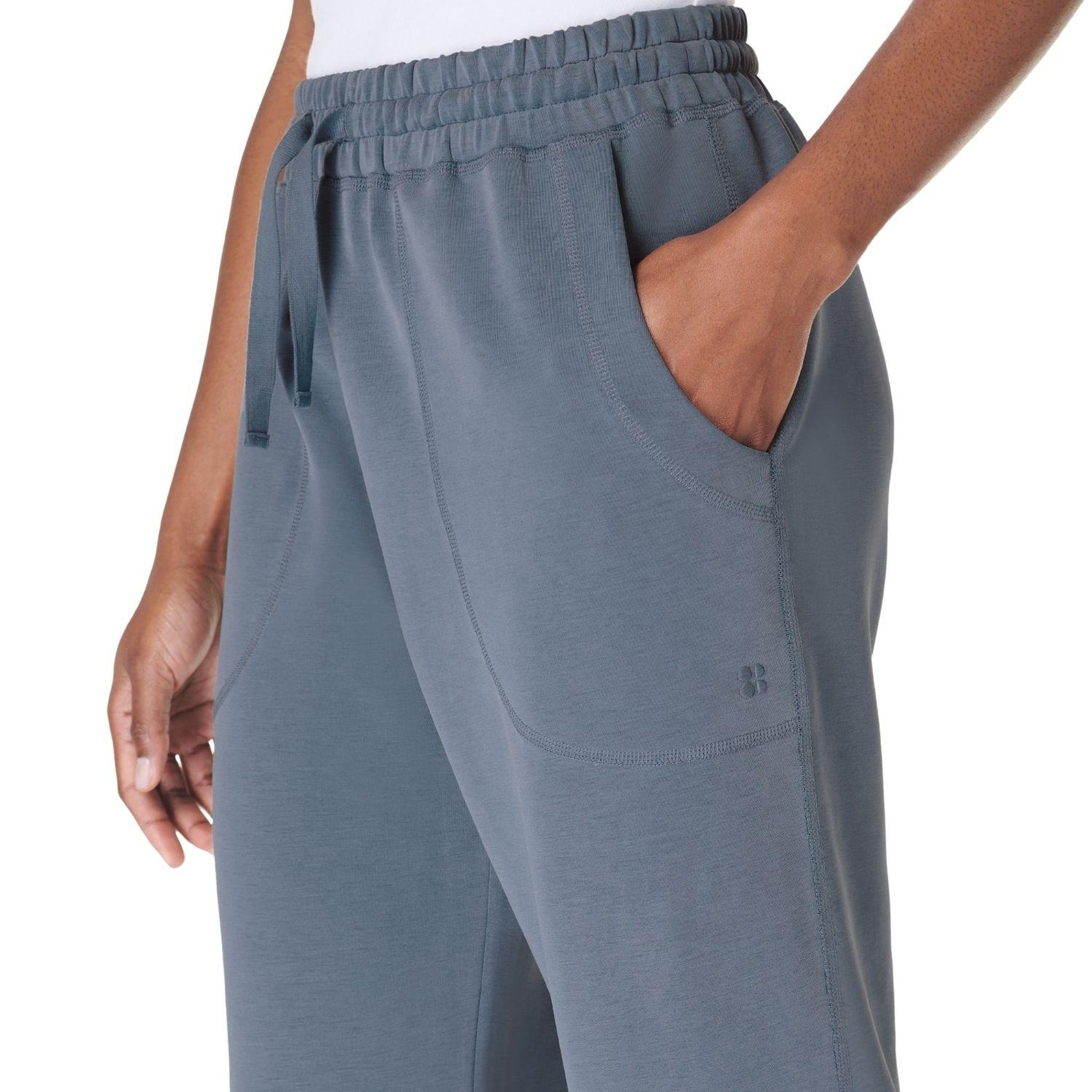 Sweaty Betty Sand Wash Cuffed Trouser Kadın Mavi Pantolon