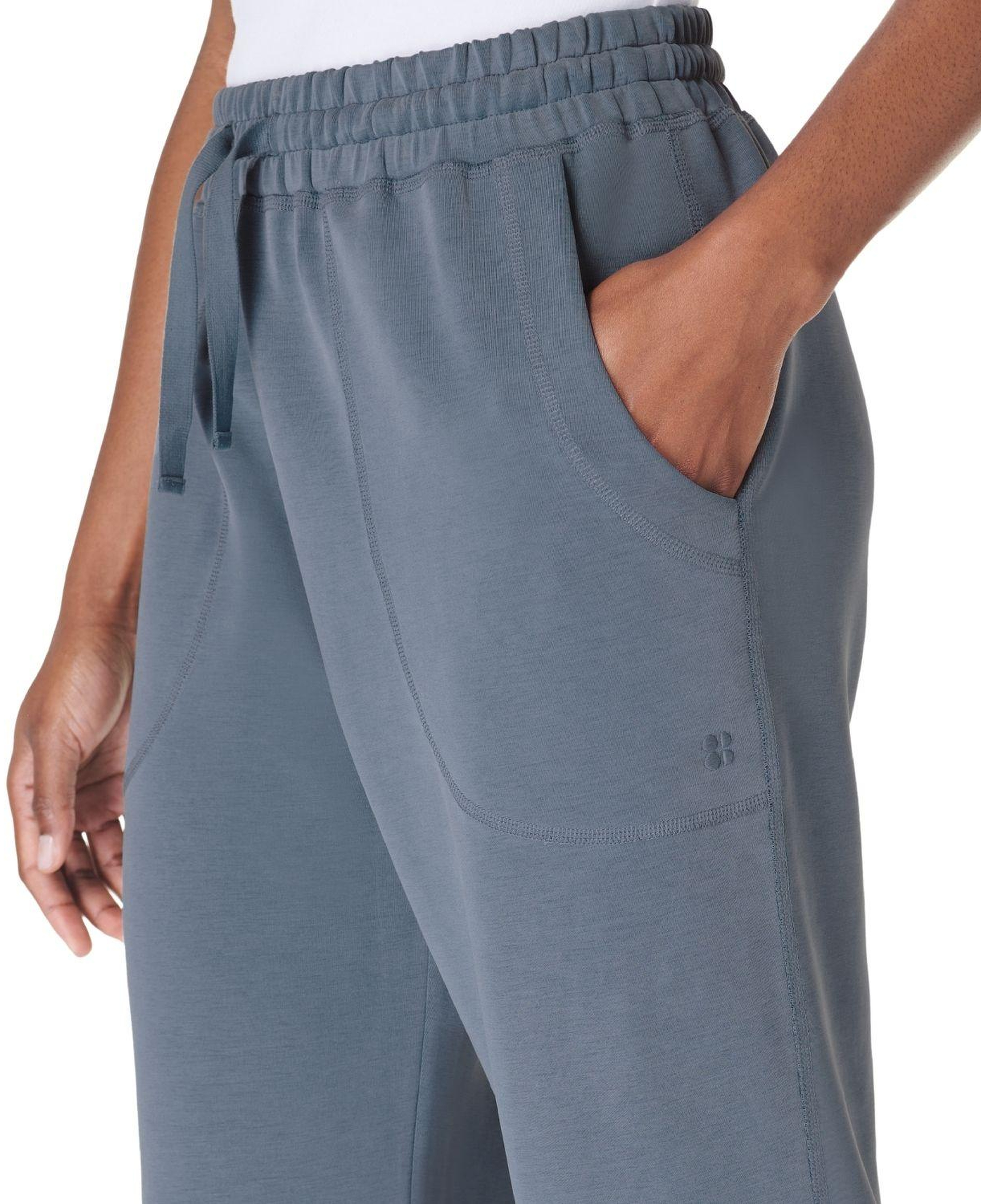 Sweaty Betty Sand Wash Cuffed Trouser Kadın Mavi Pantolon