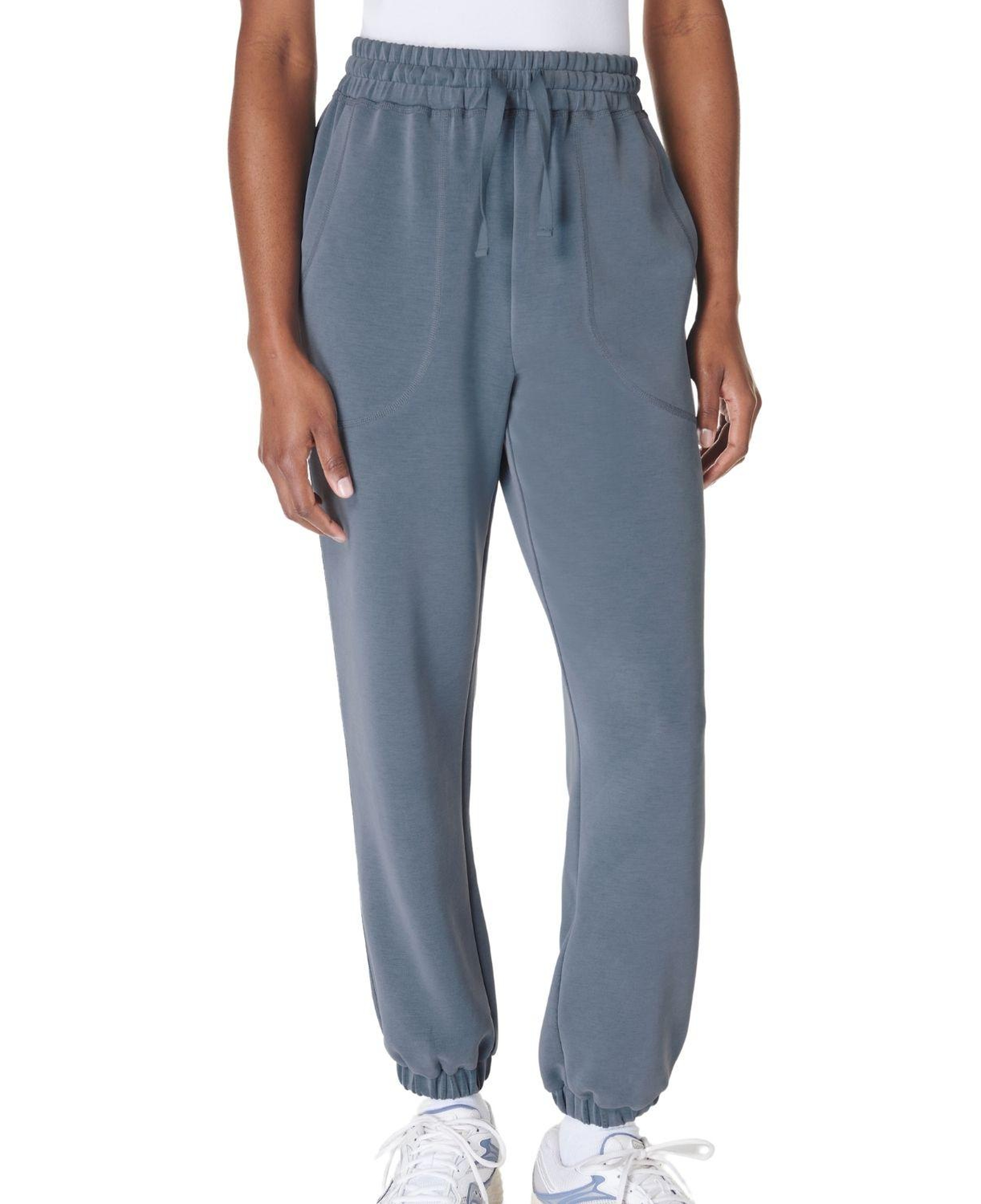 Sweaty Betty Sand Wash Cuffed Trouser Kadın Mavi Pantolon