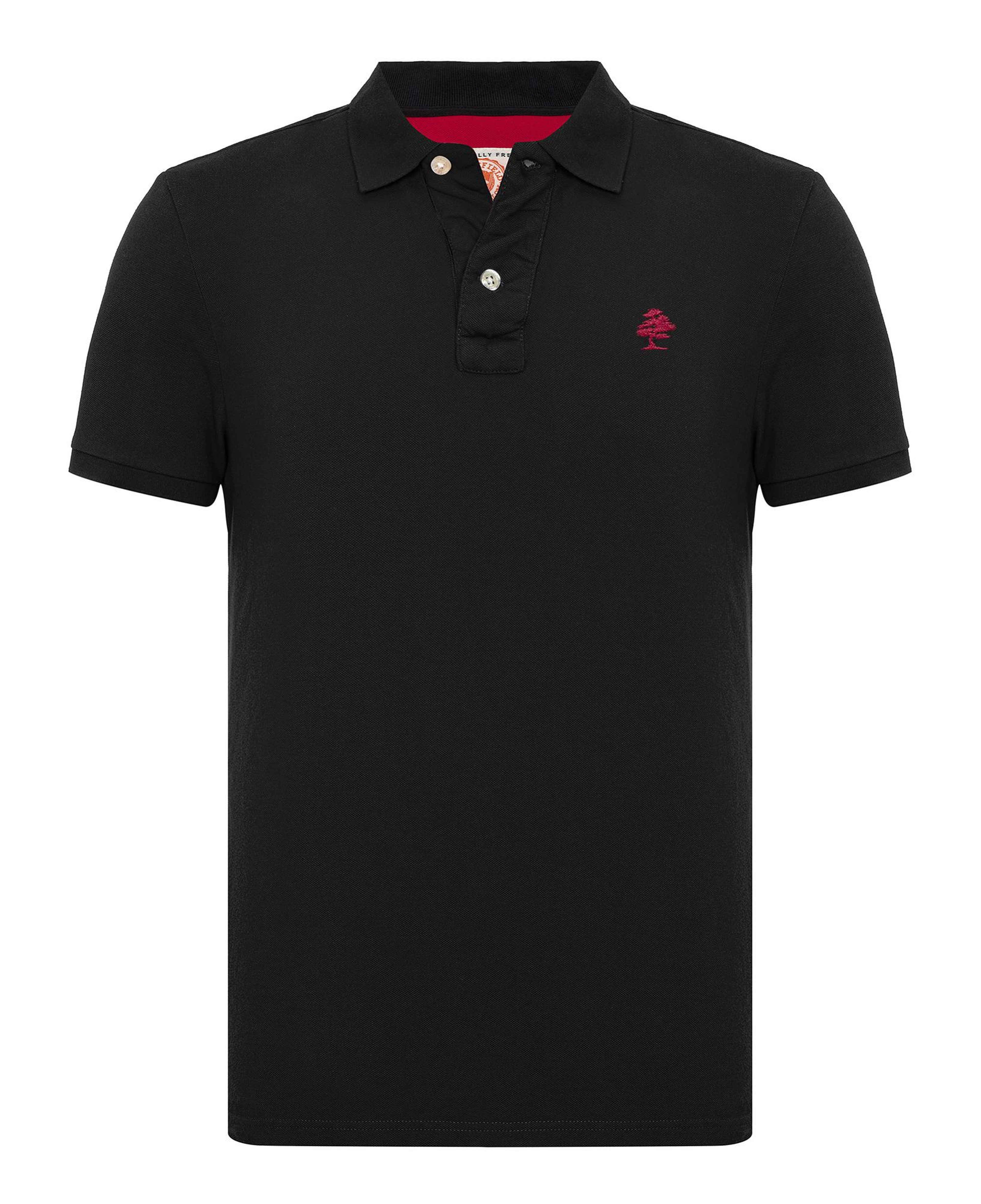 Routefield Patriot Erkek Siyah Polo Tişört