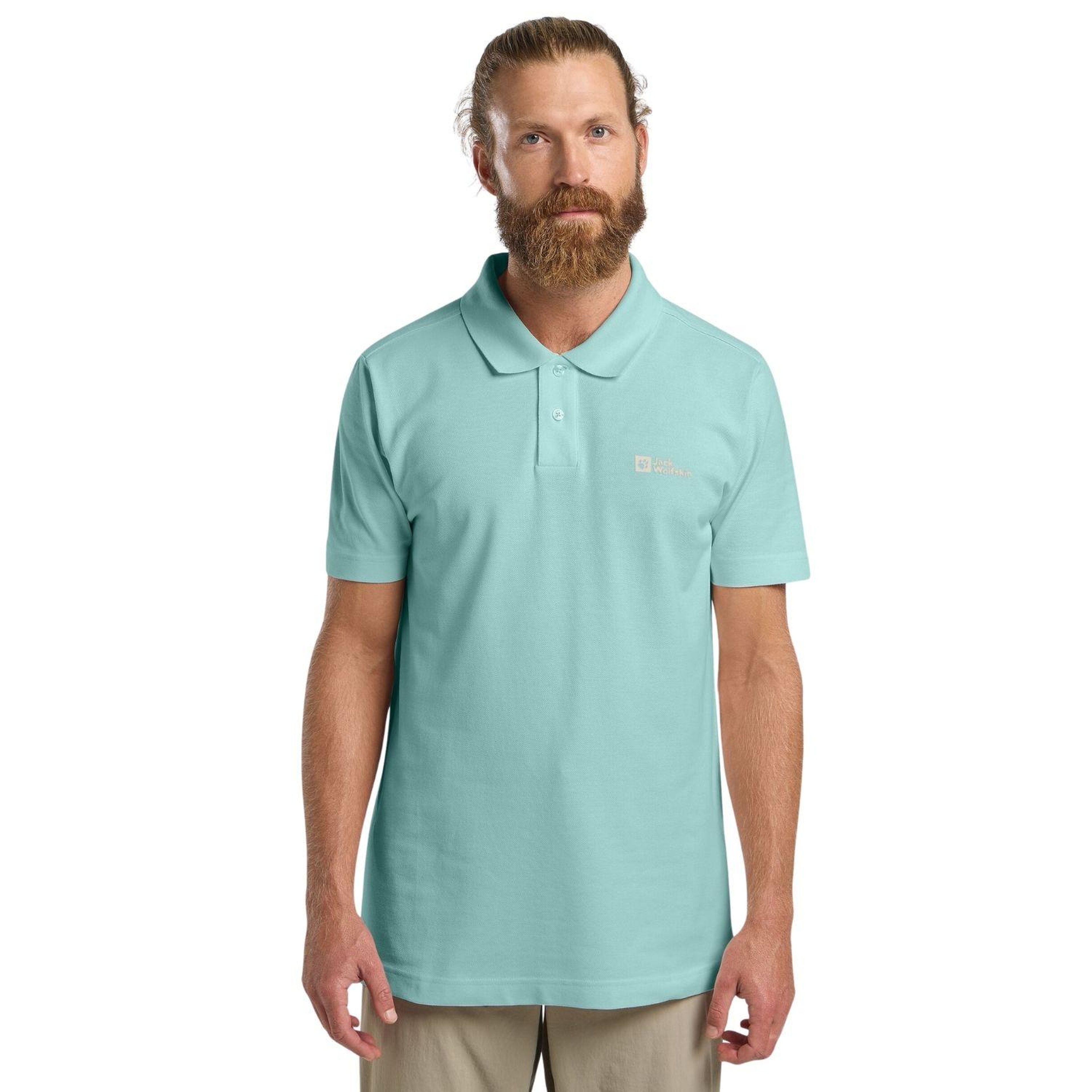 Jack Wolfskin Essential Polo Erkek Polo Tişört