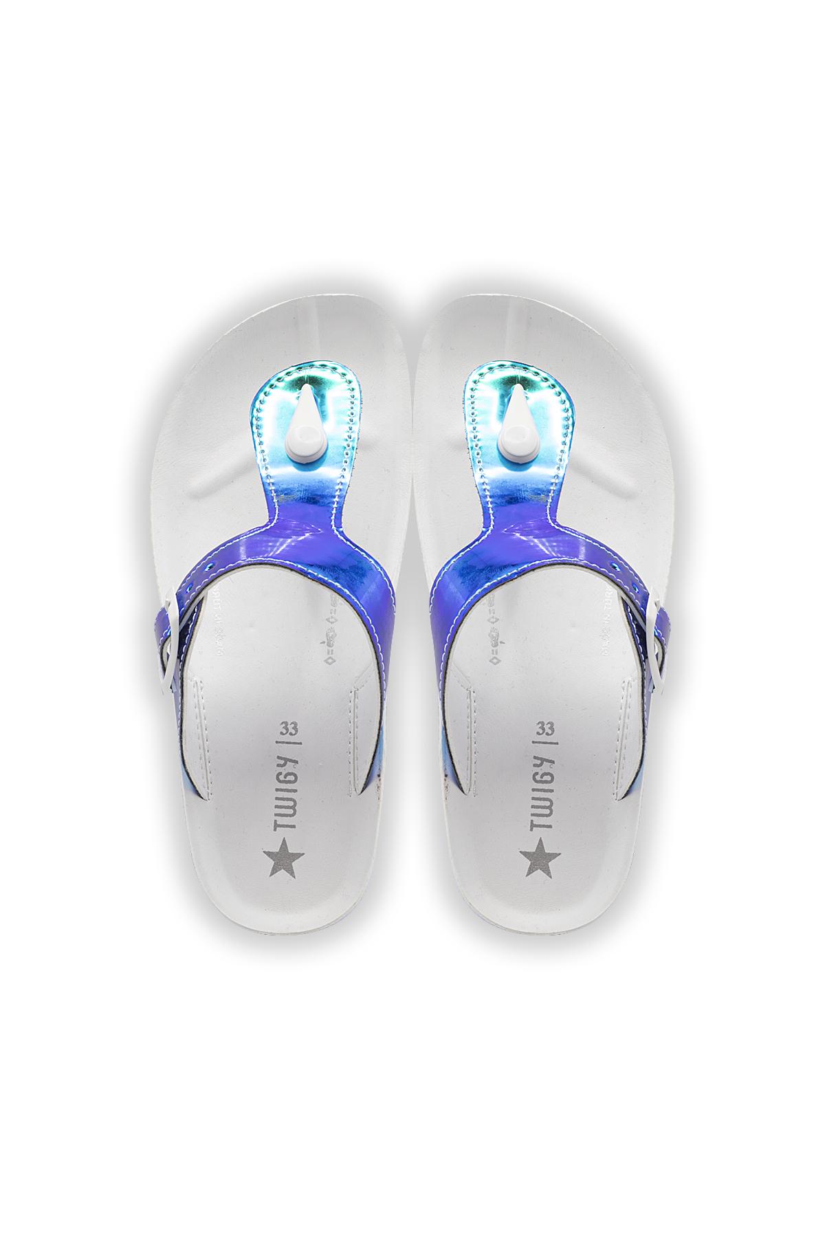 Zum Çocuk Parmak Arası Terlik Turkuaz 30/35