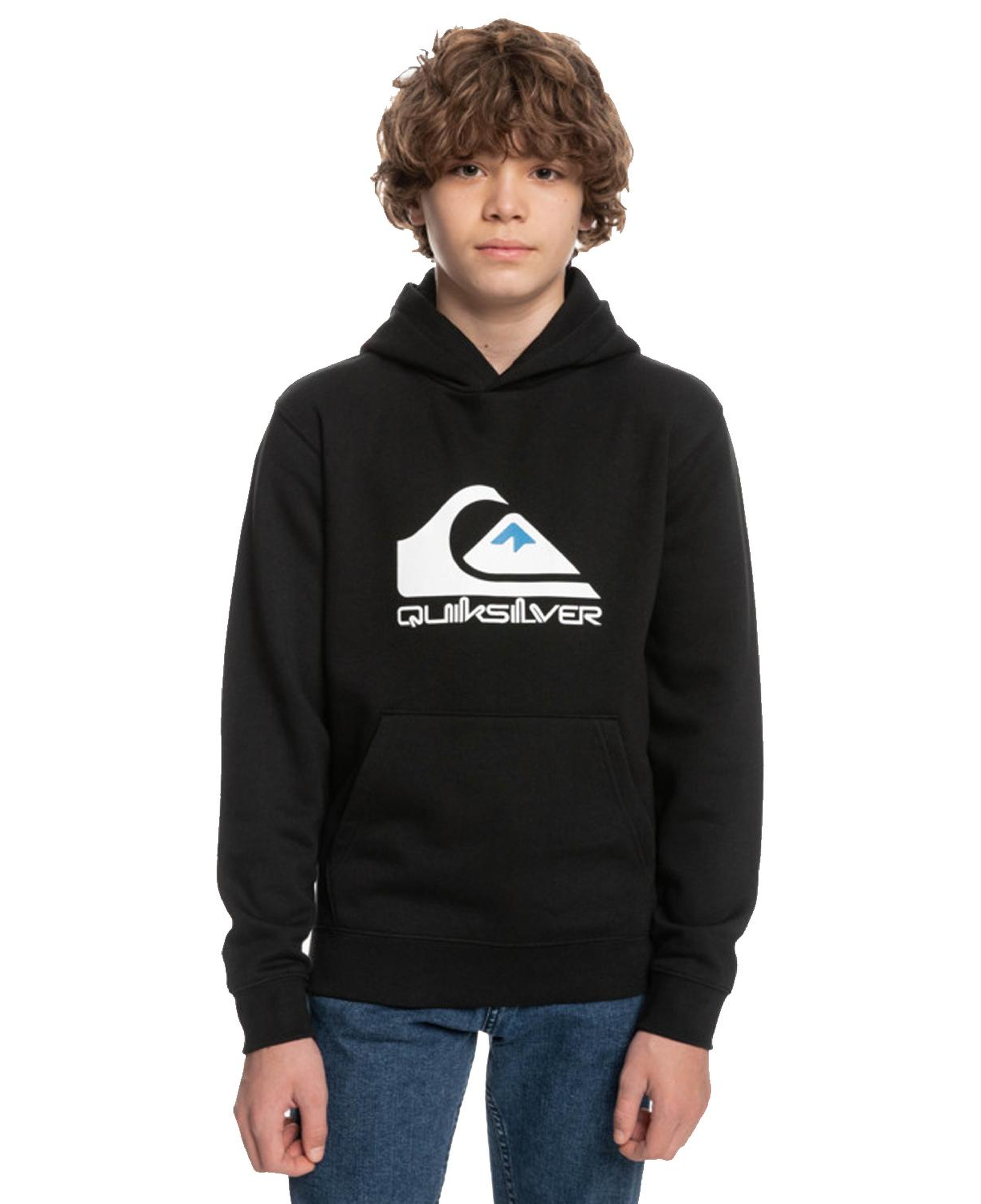 Quiksilver Big Logo Youth Erkek Çocuk Sweatshirt Siyah