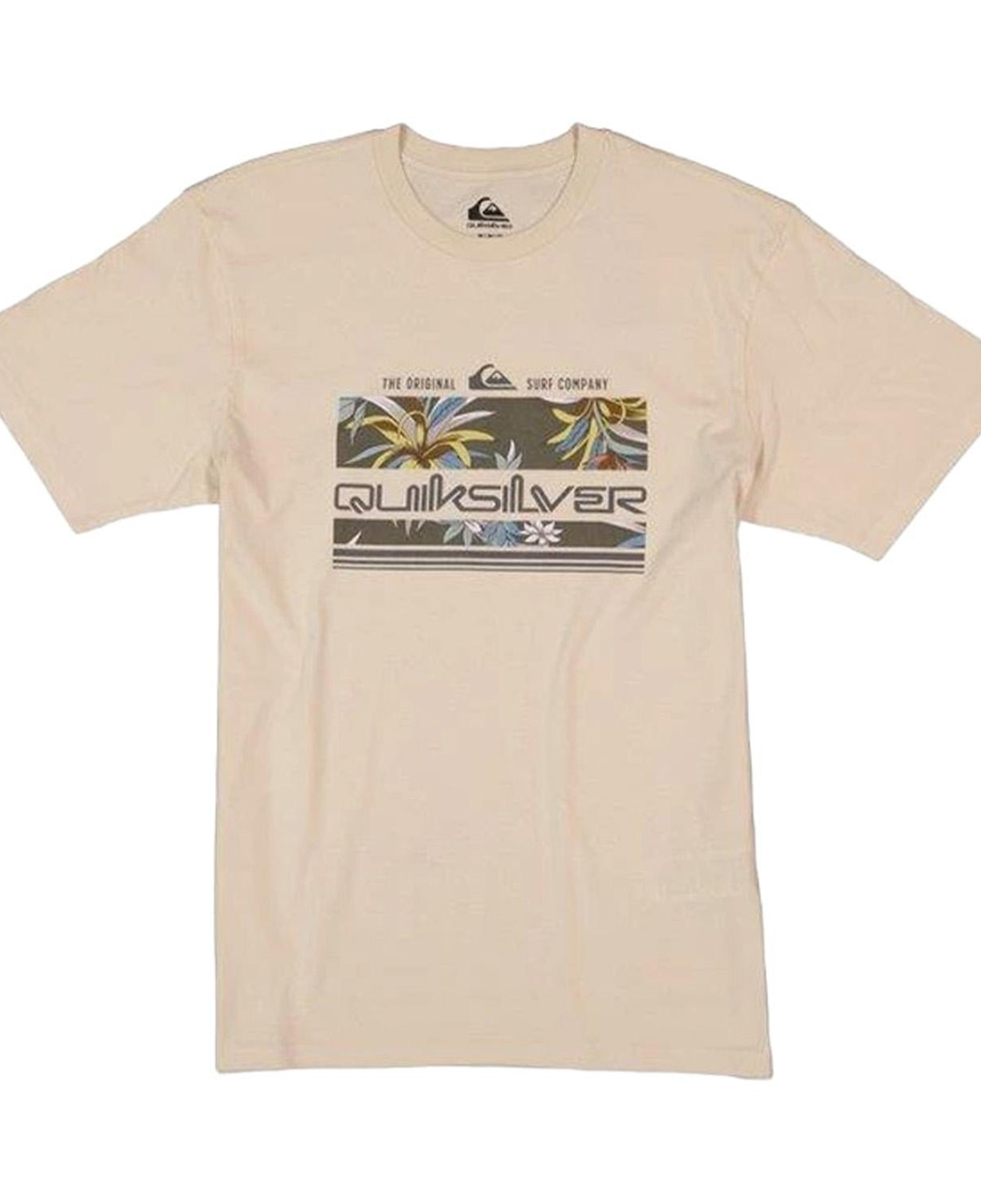 Quiksilver Tropical Rainbow Erkek Bej Tişört