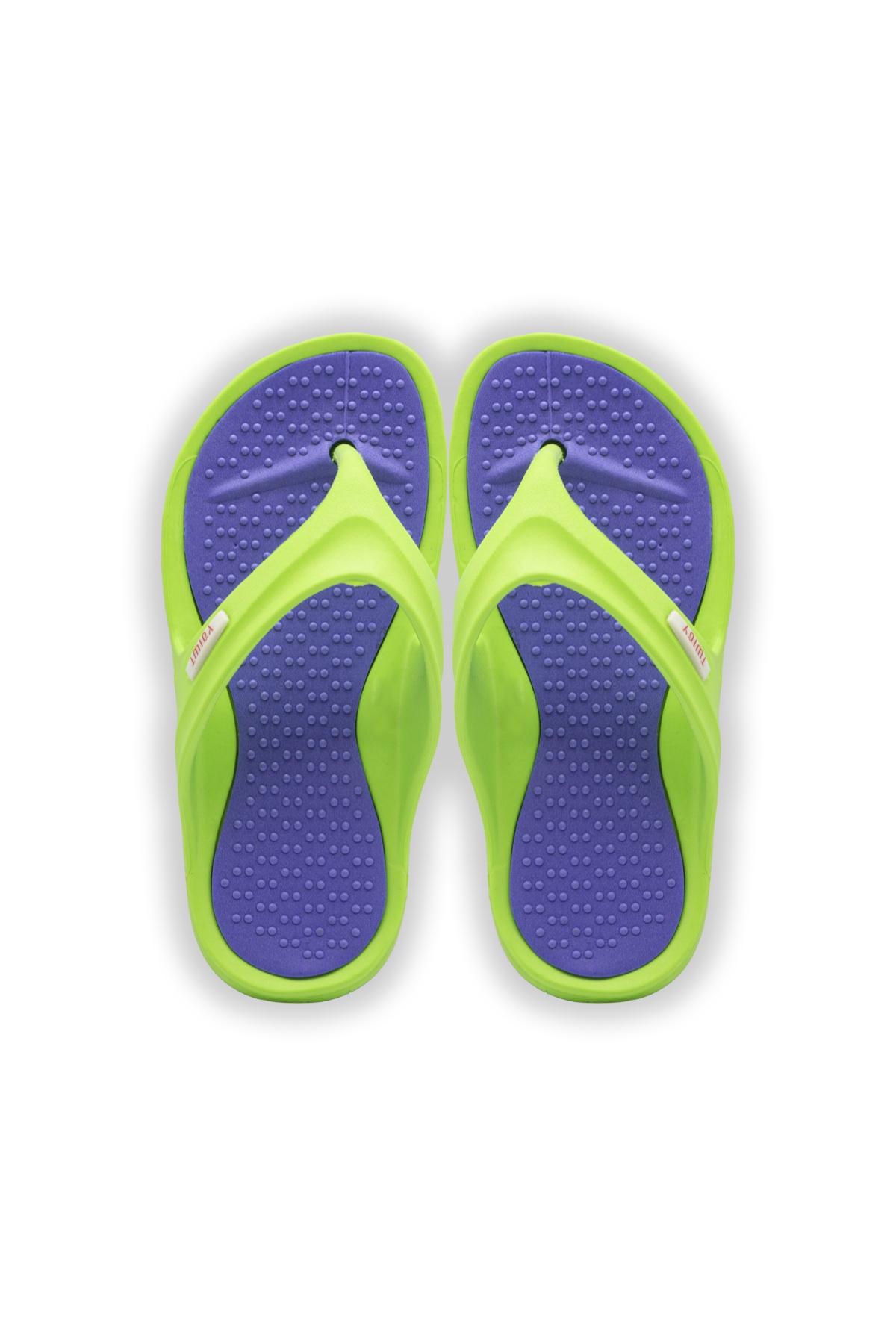 Jili Çocuk Parmak Arası Terlik Yeşil 30/35