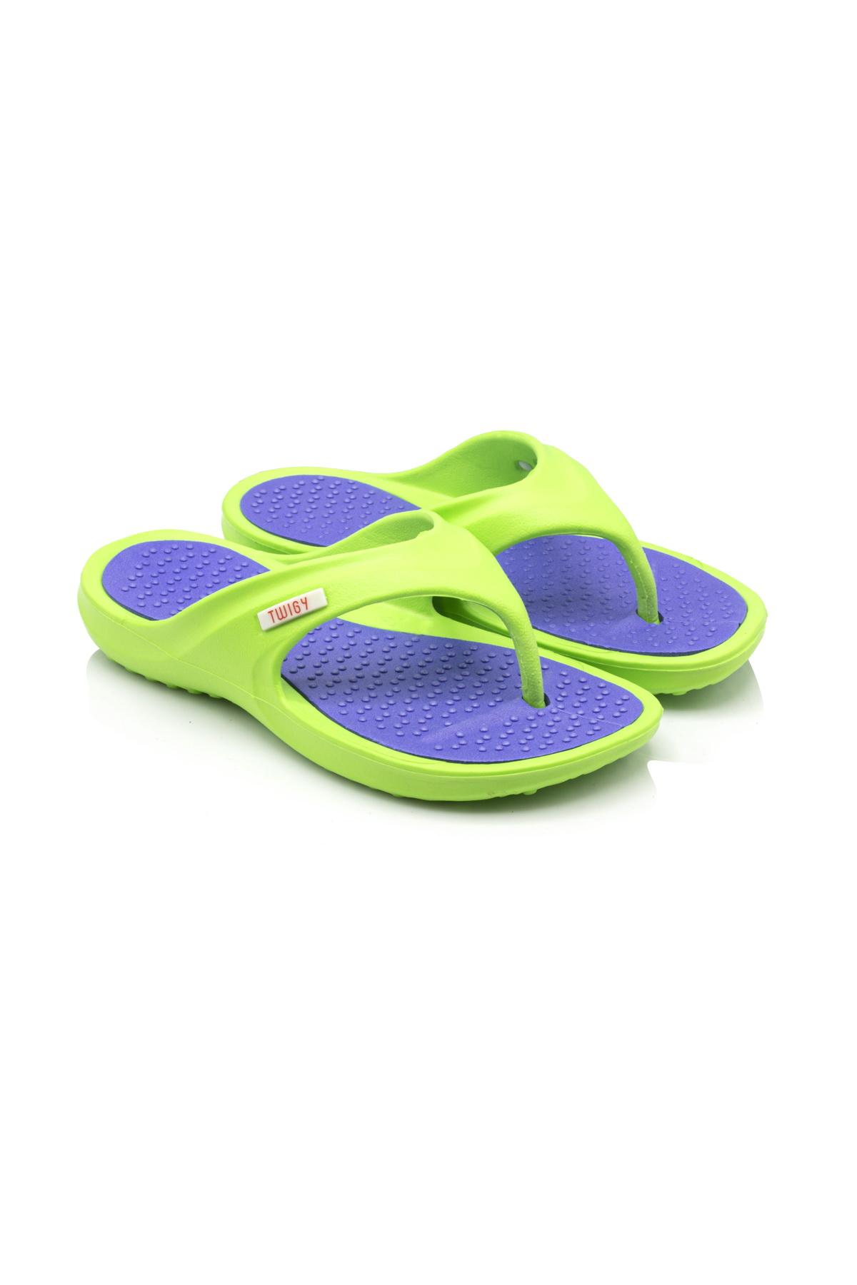 Jili Çocuk Parmak Arası Terlik Yeşil 30/35