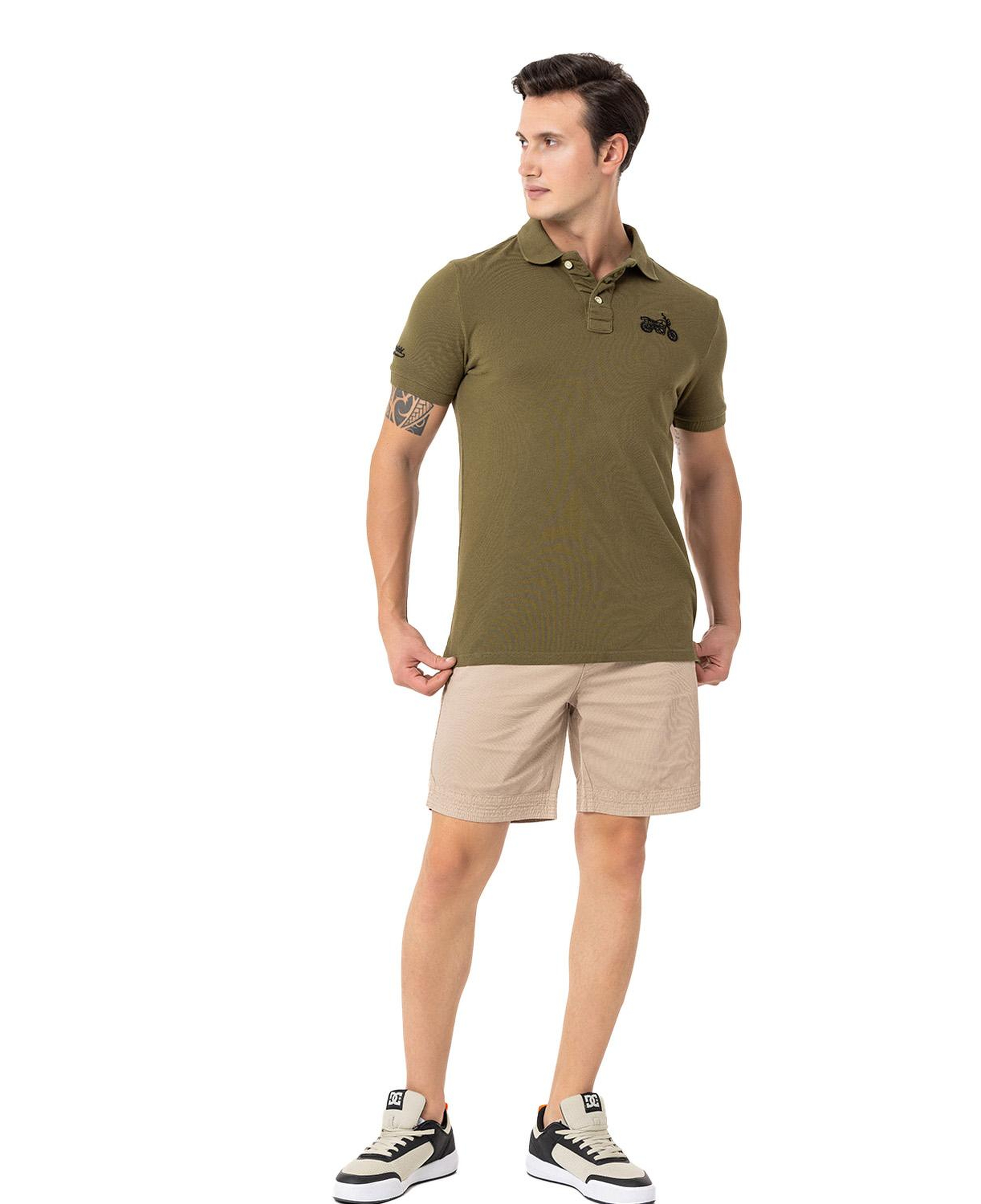 Routefield Pads Erkek Yeşil Polo Tişört