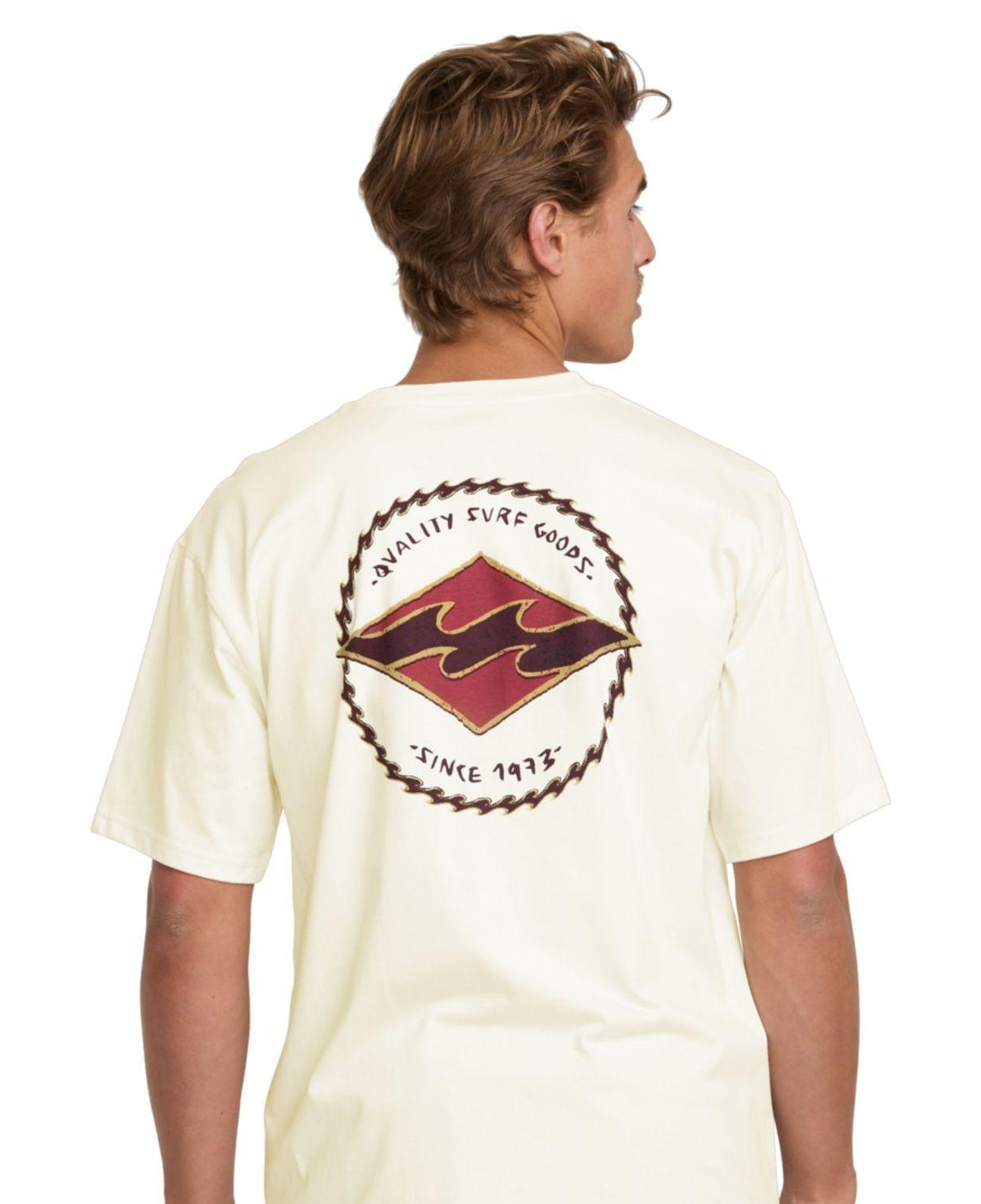 Billabong Rotor Diamond Regular Erkek Beyaz Tişört