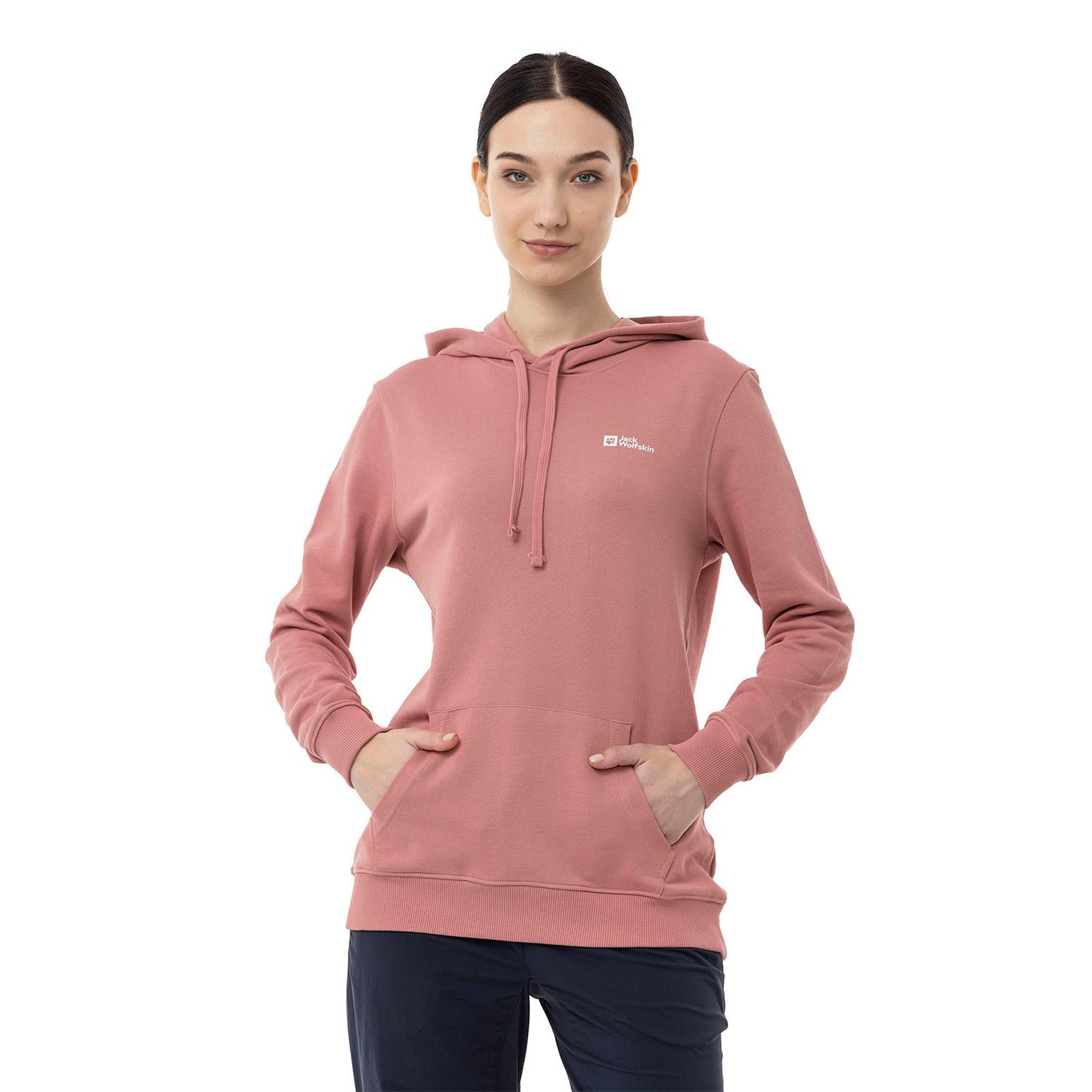 Jack Wolfskin Alice Hoody Kadın Pembe Sweatshirt