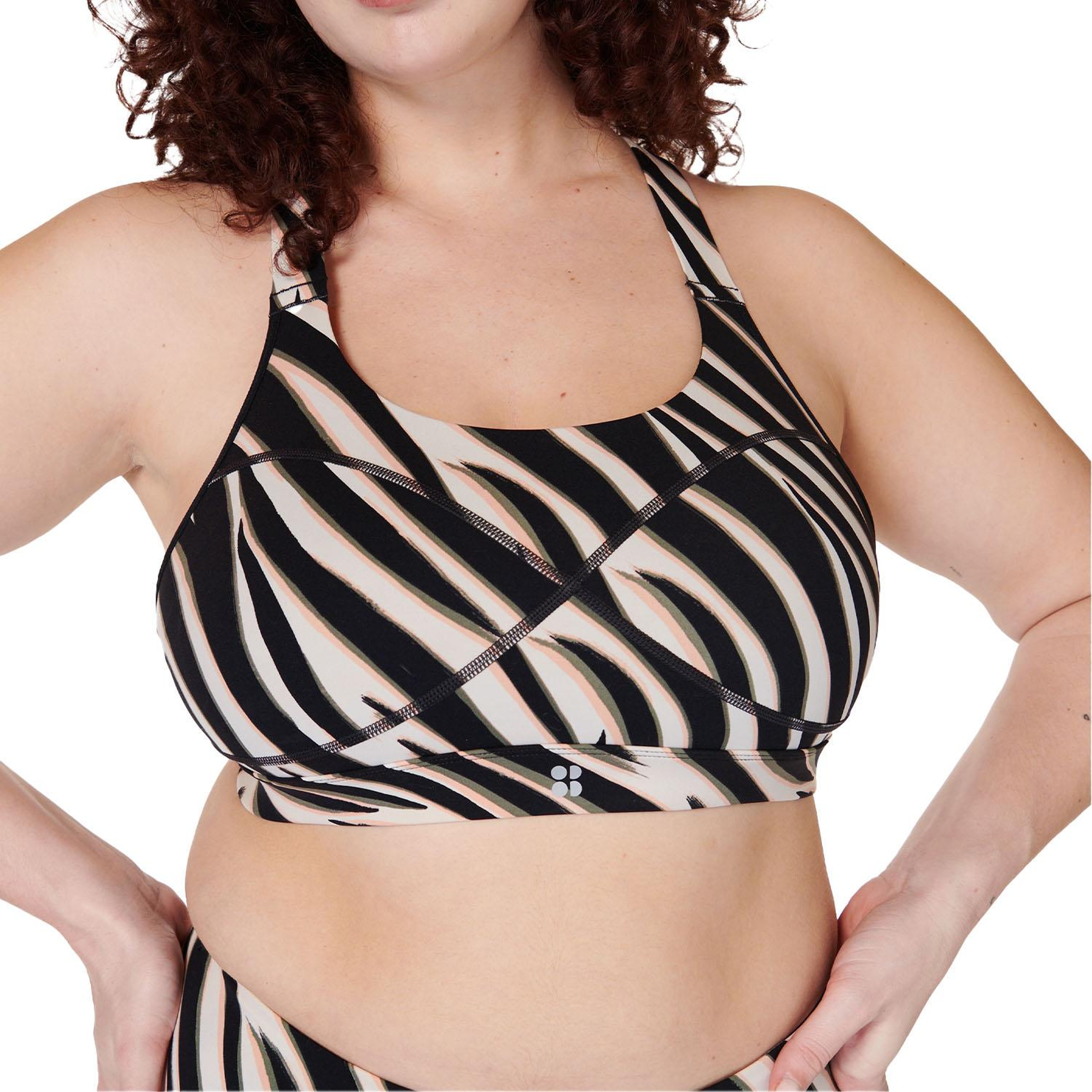 Sweaty Betty Power Medium Support Sports Br Kadın Siyah Fitness Bra