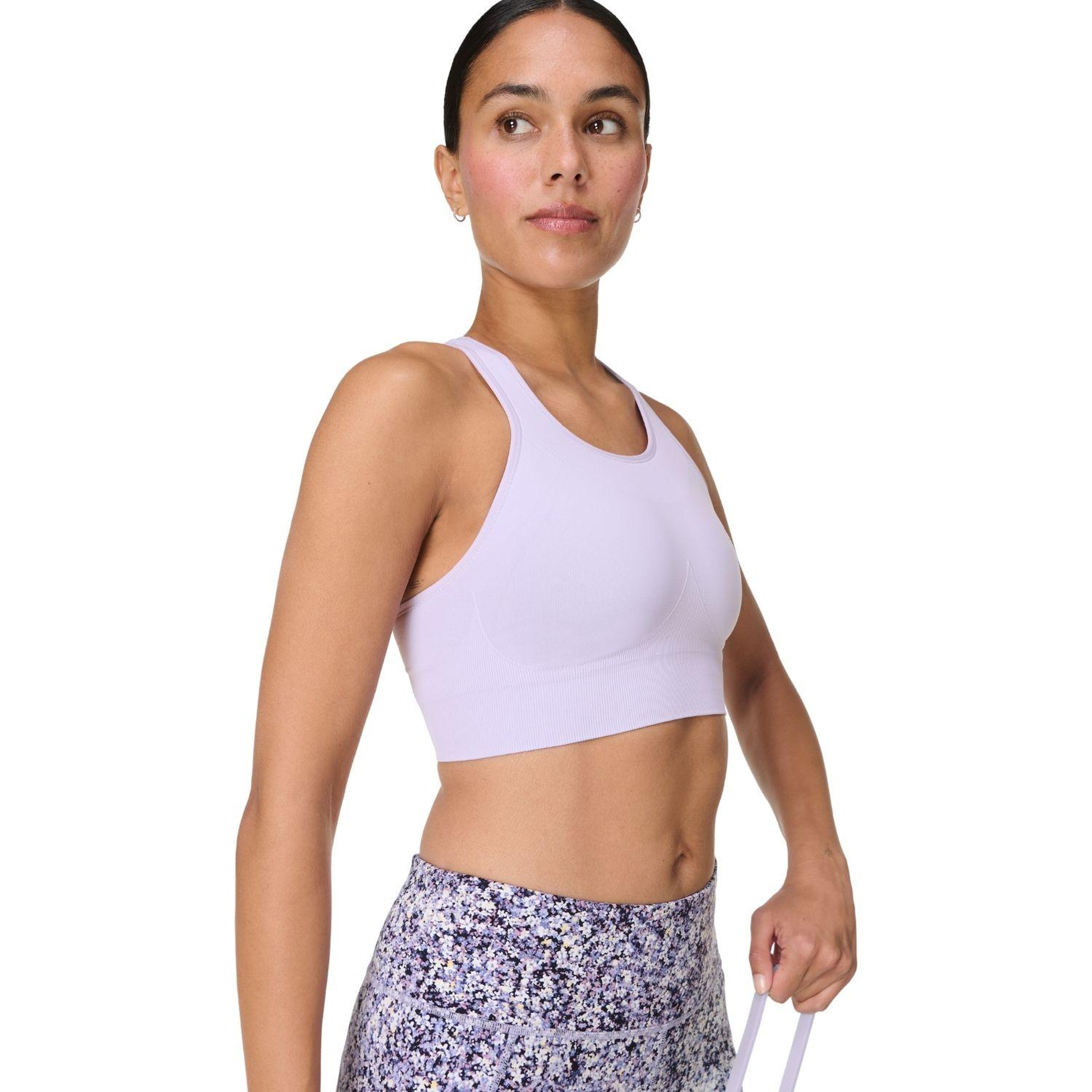 Sweaty Betty Stamina Seamless Sports Kadın Mavi Fitness Bra