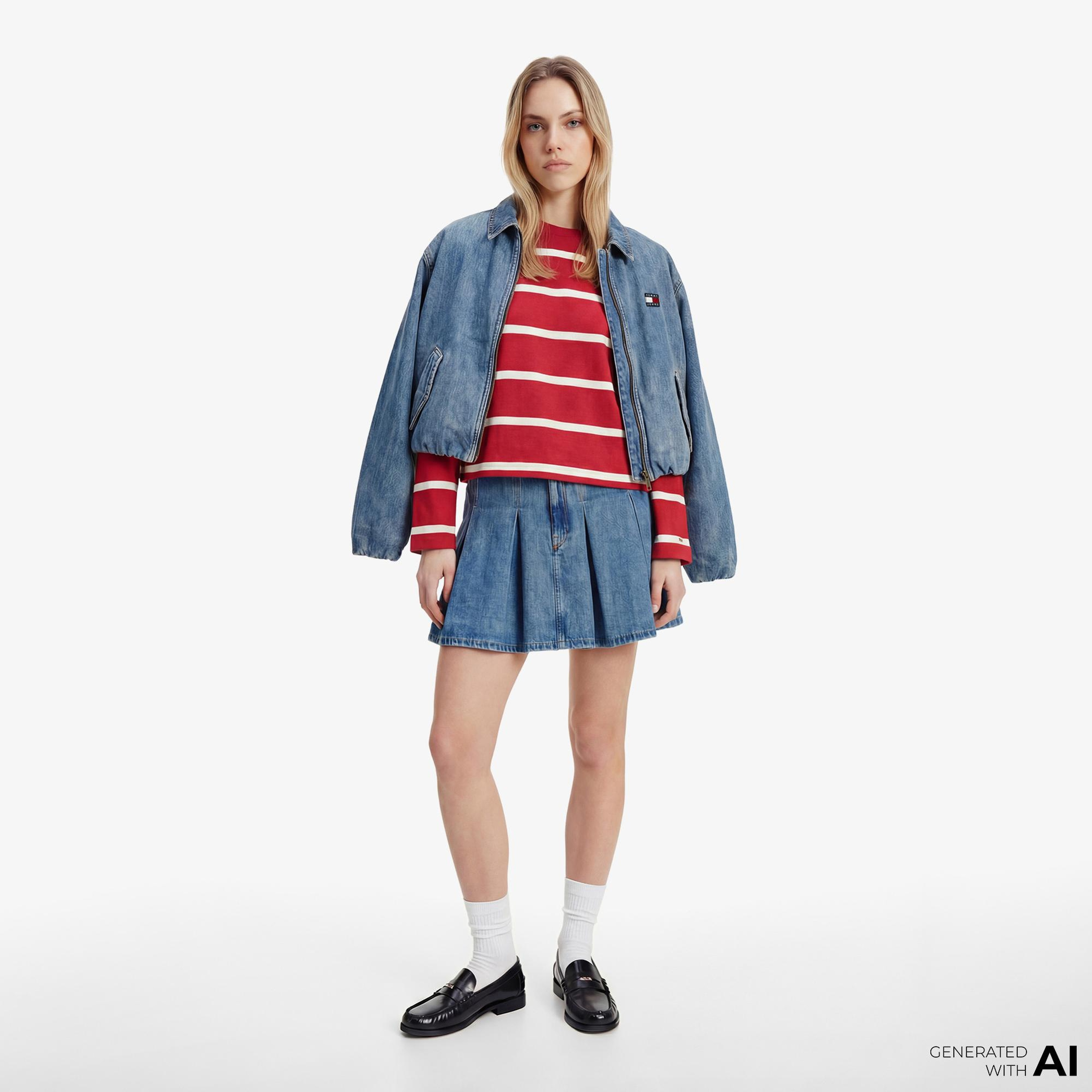 Tommy Hilfiger Outdoor Tinted Kadın Mavi Ceket