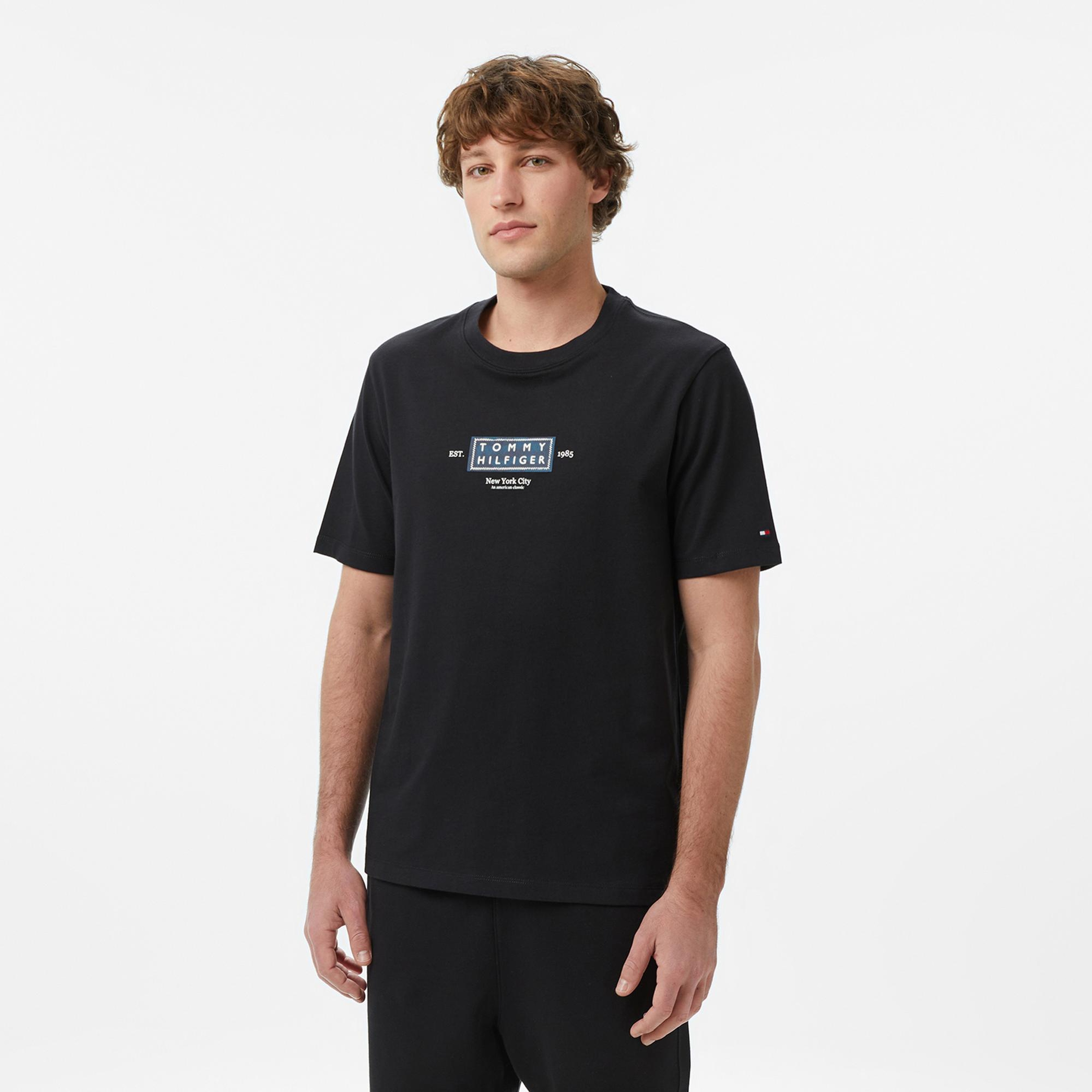 Tommy Hilfiger Heritage Series Erkek Siyah T-Shirt