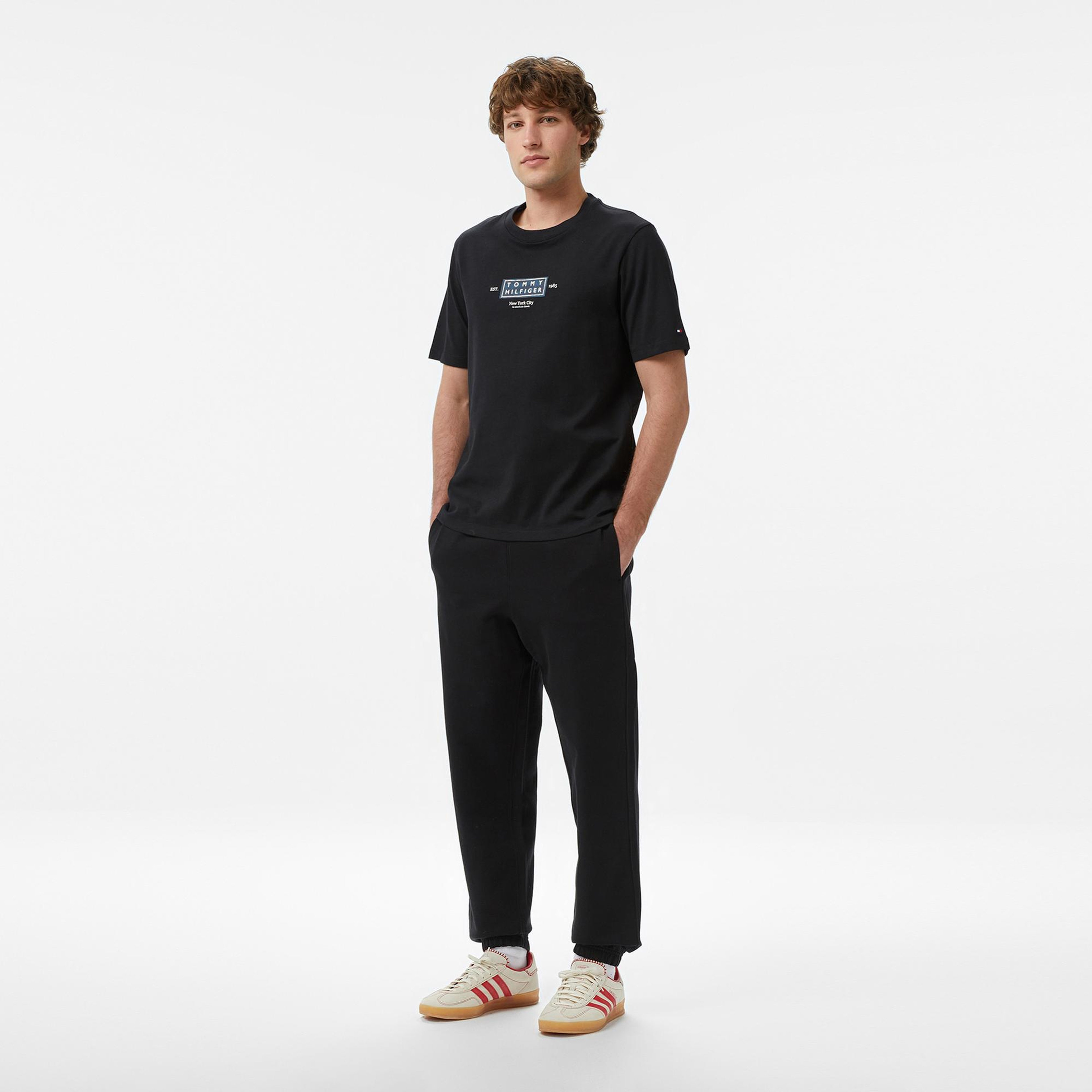 Tommy Hilfiger Heritage Series Erkek Siyah T-Shirt