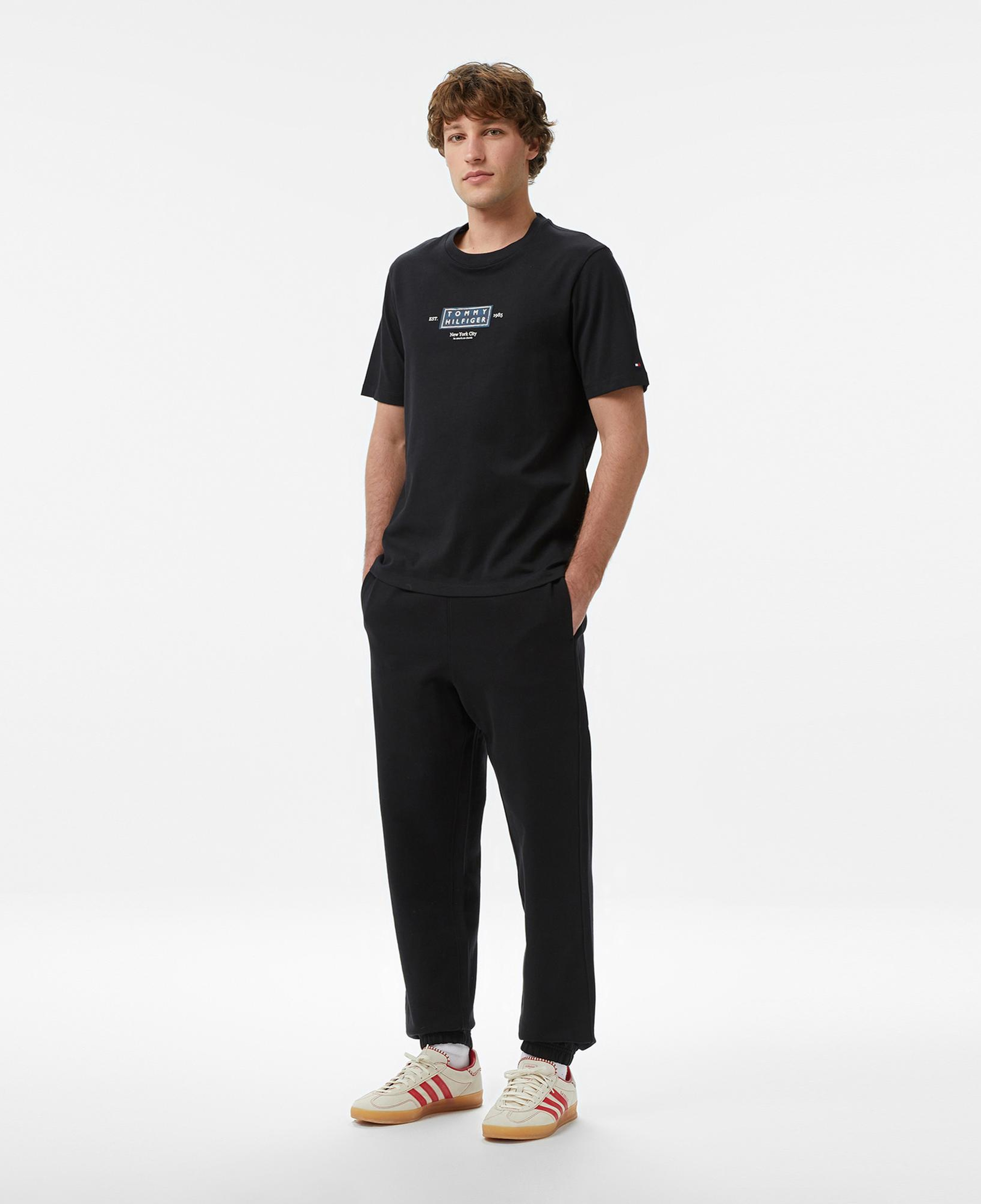 Tommy Hilfiger Heritage Series Erkek Siyah T-Shirt