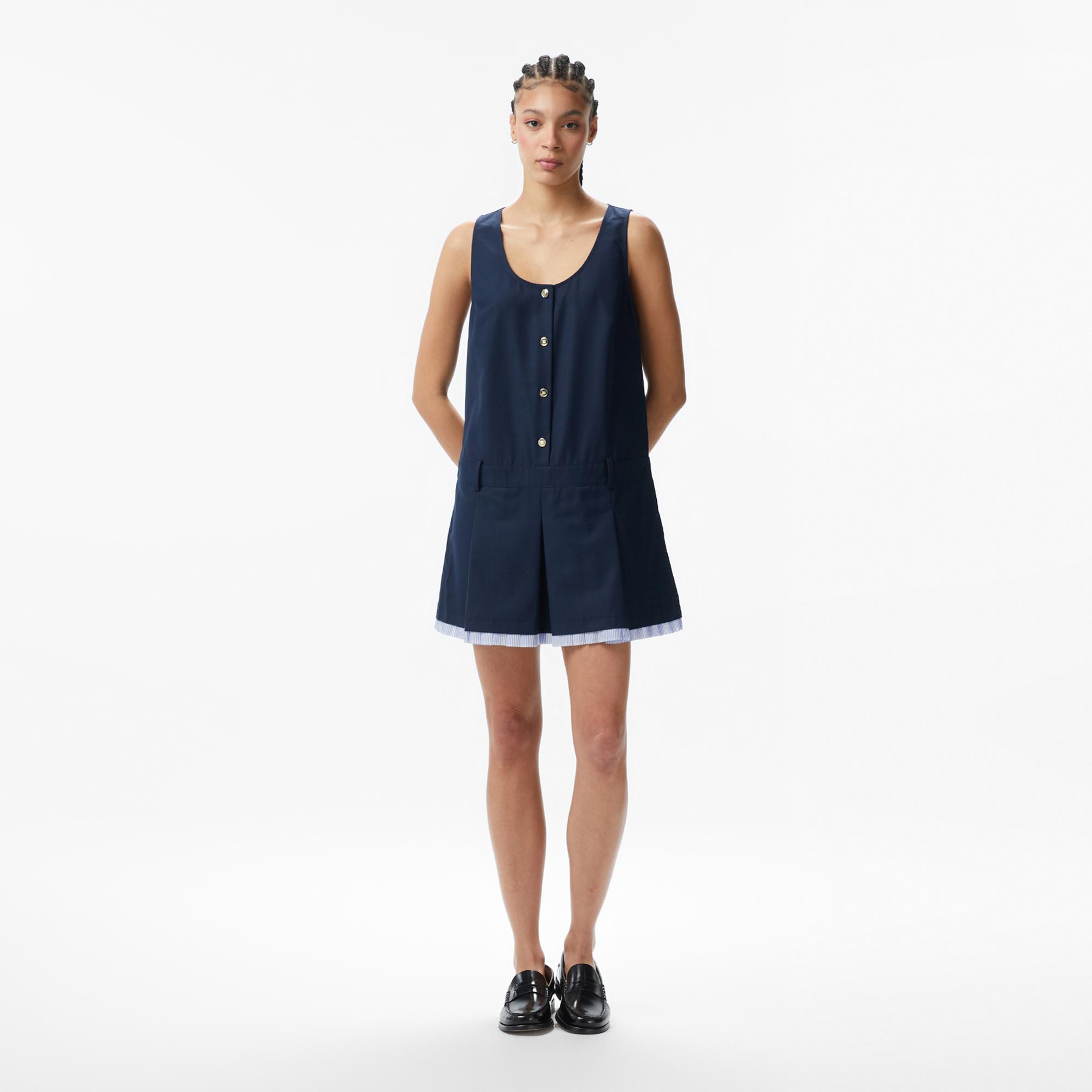 Tommy Hilfiger Varsity Kadın Lacivert Elbise