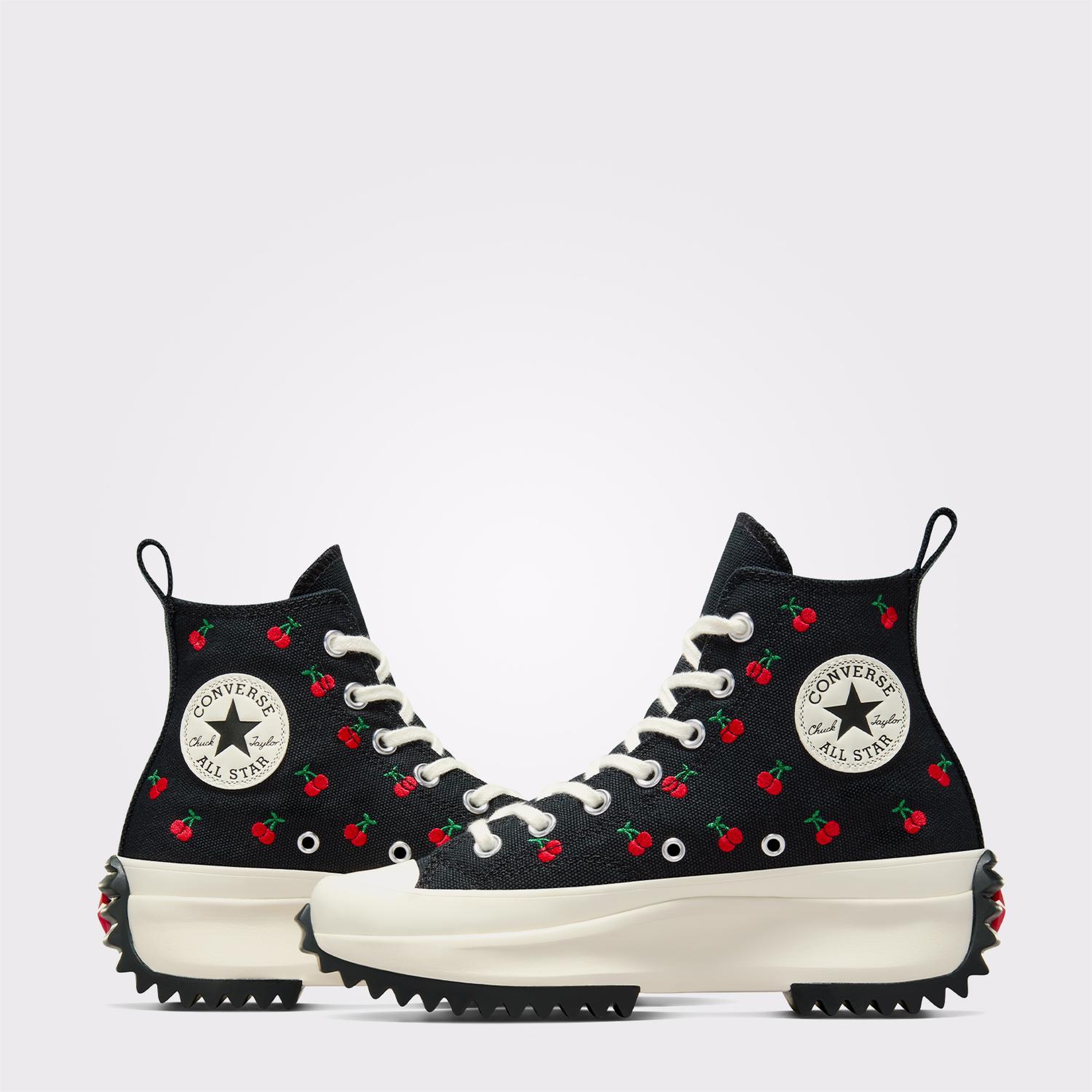 Converse Run Star Hike Cherry Unisex Siyah Platform Sneaker