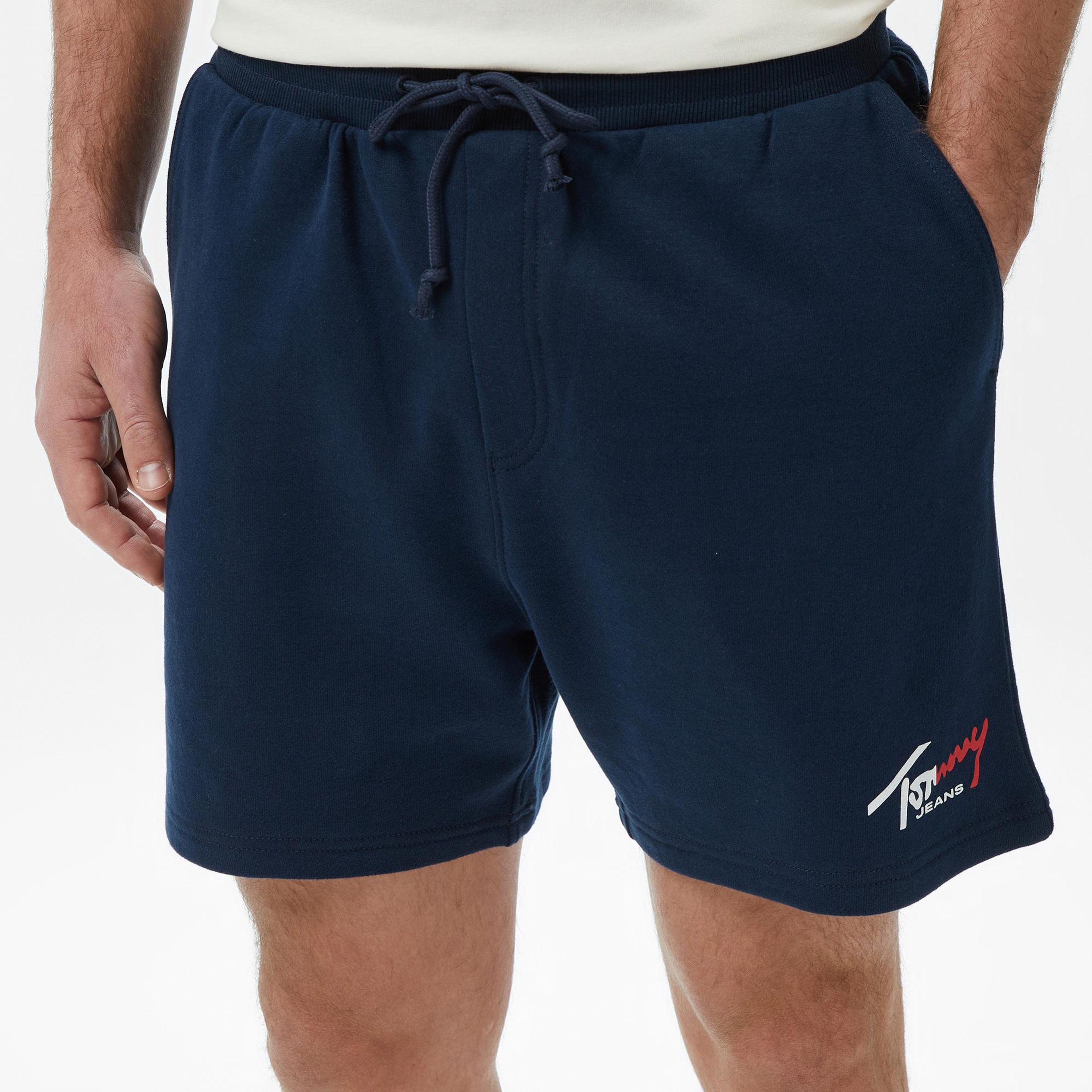 Tommy Hilfiger Signature Erkek Lacivert Şort