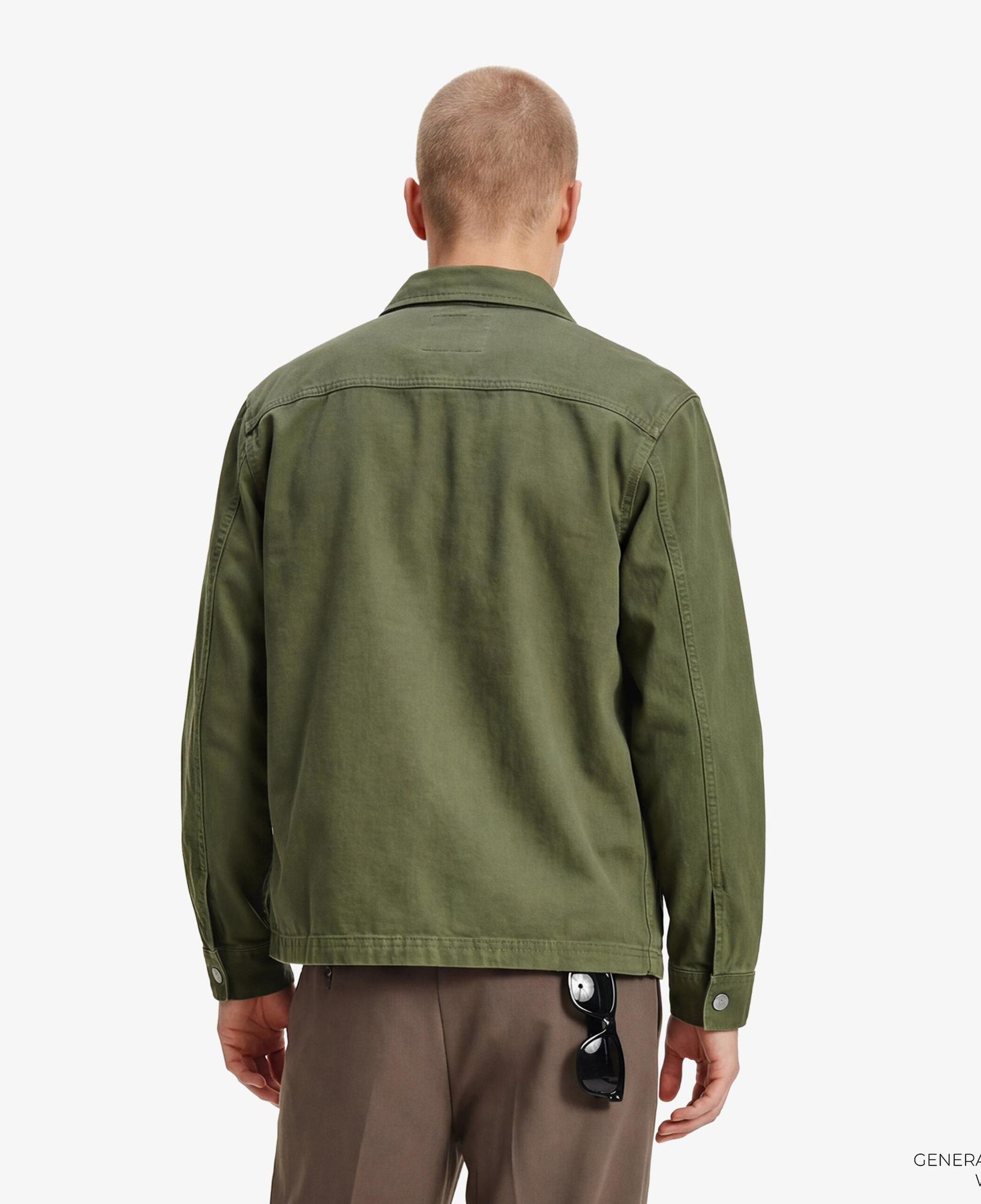 Tommy Hilfiger Overshirt Erkek Yeşil Gömlek