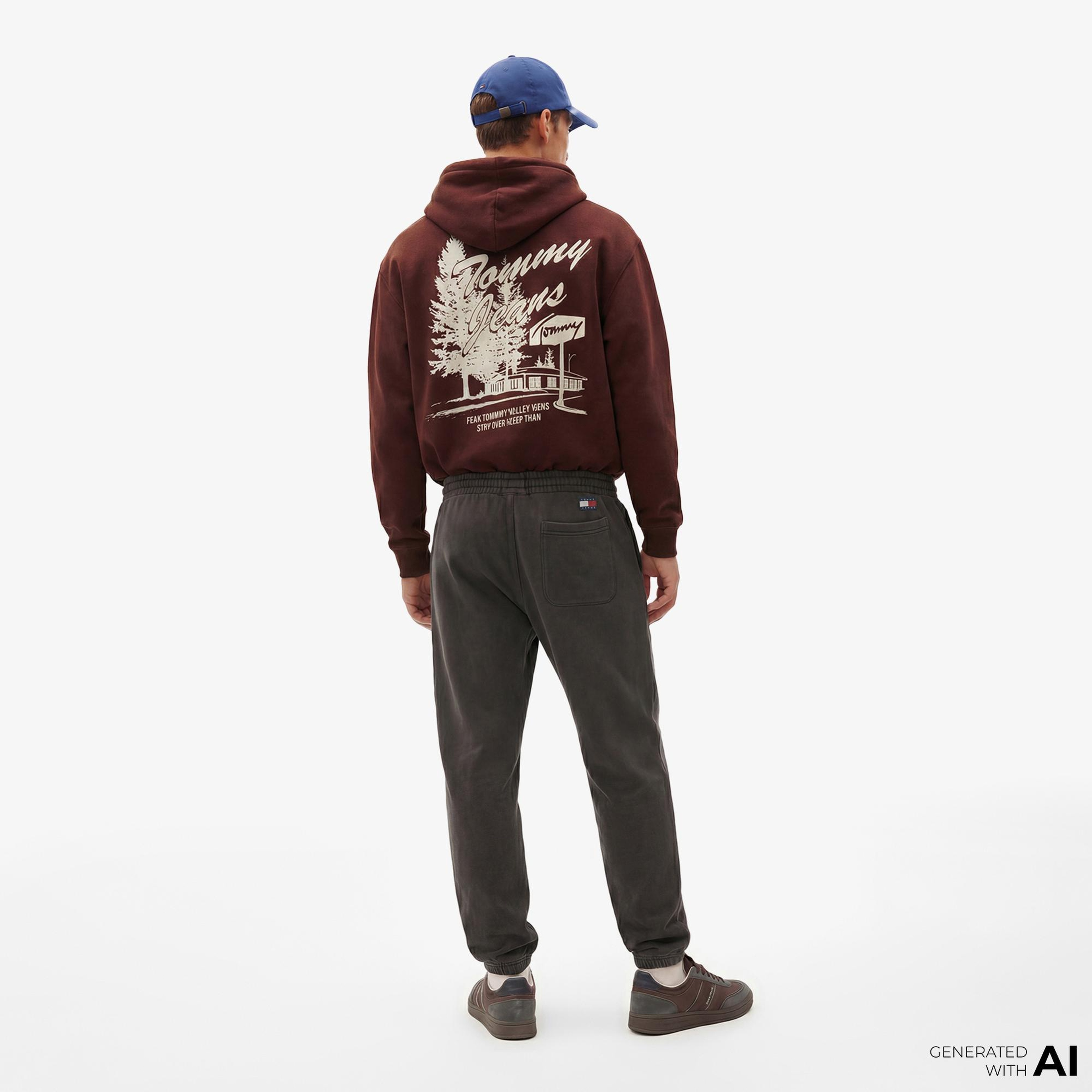 Tommy Hilfiger New Classics Erkek Siyah Eşofman Altı