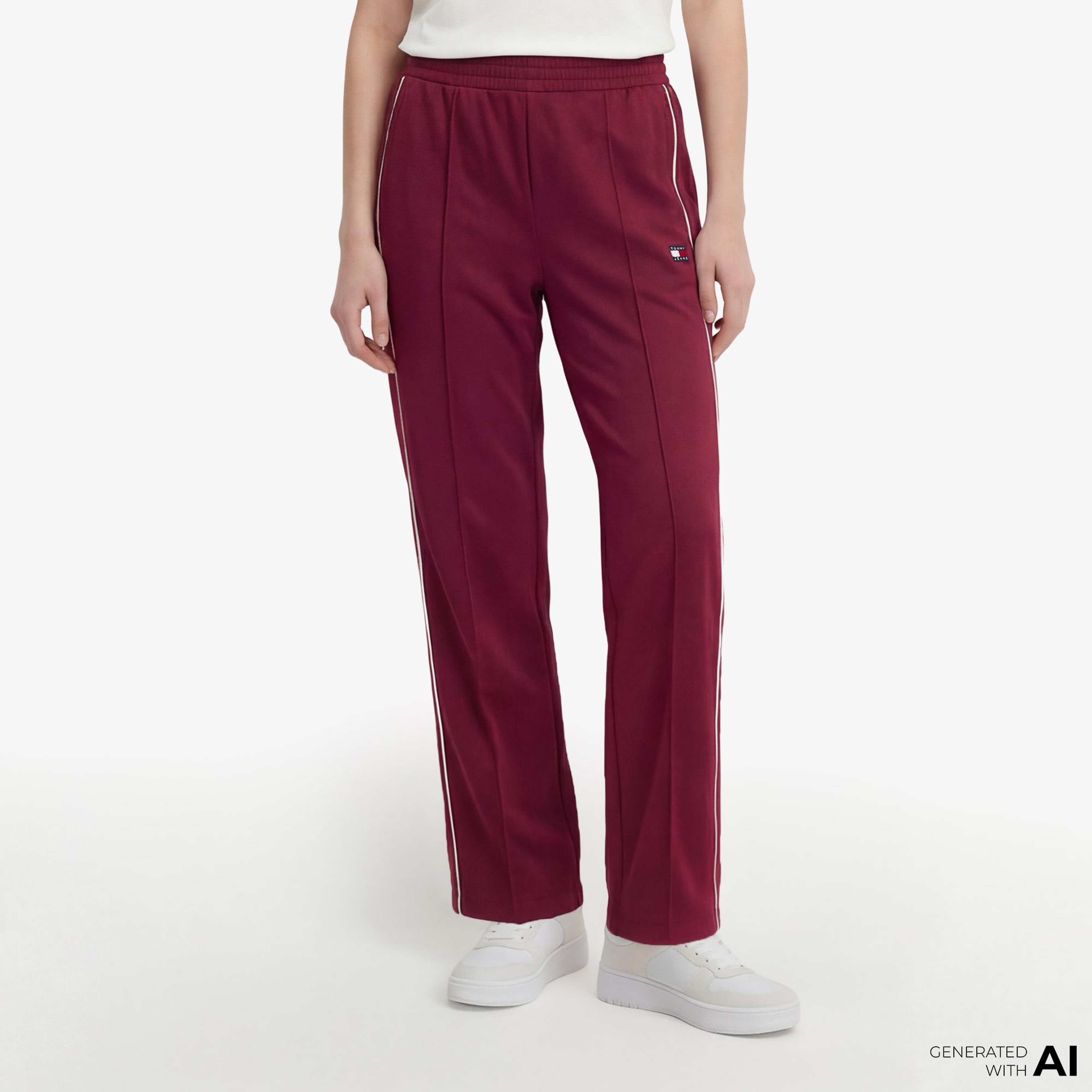 Tommy Hilfiger Badge Kadın Pembe Eşofman Altı