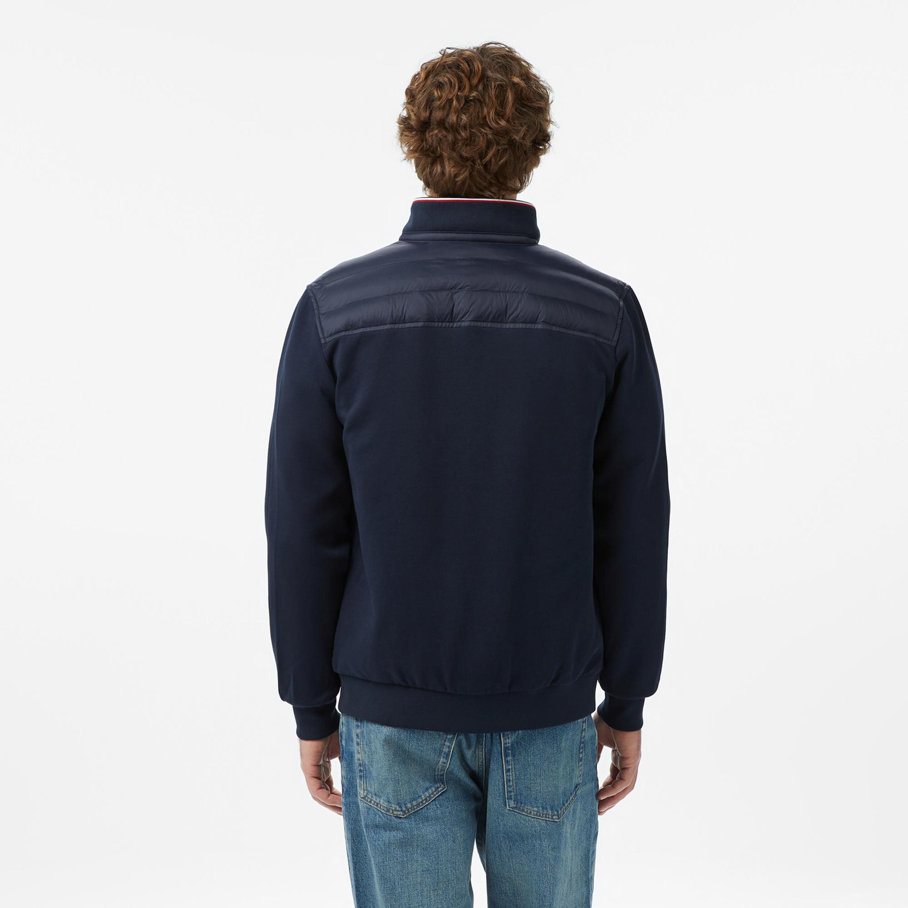 Tommy Hilfiger Mixed Media Erkek Lacivert Eşofman Üstü