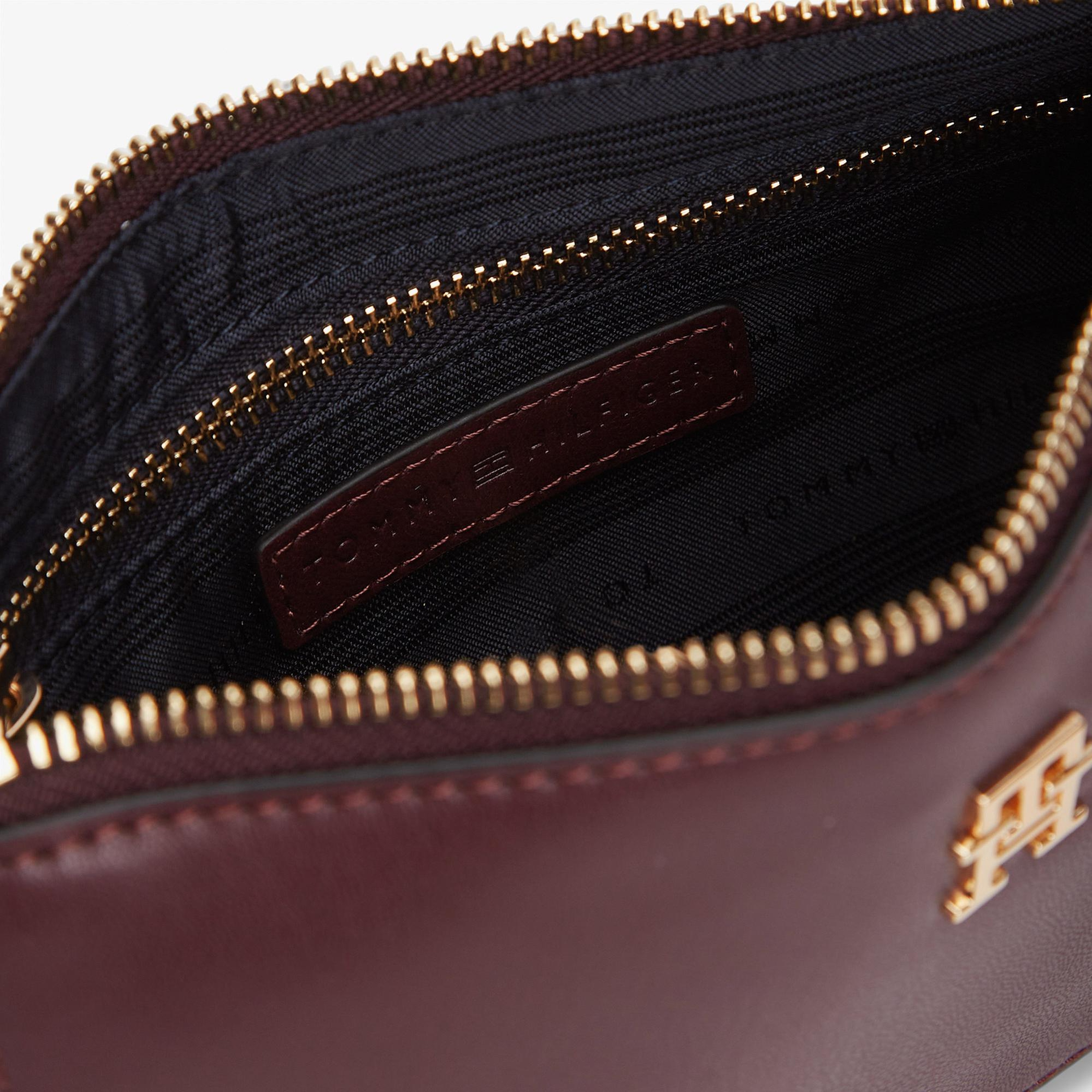 Tommy Hilfiger Glam Kadın Bordo Çapraz Çanta