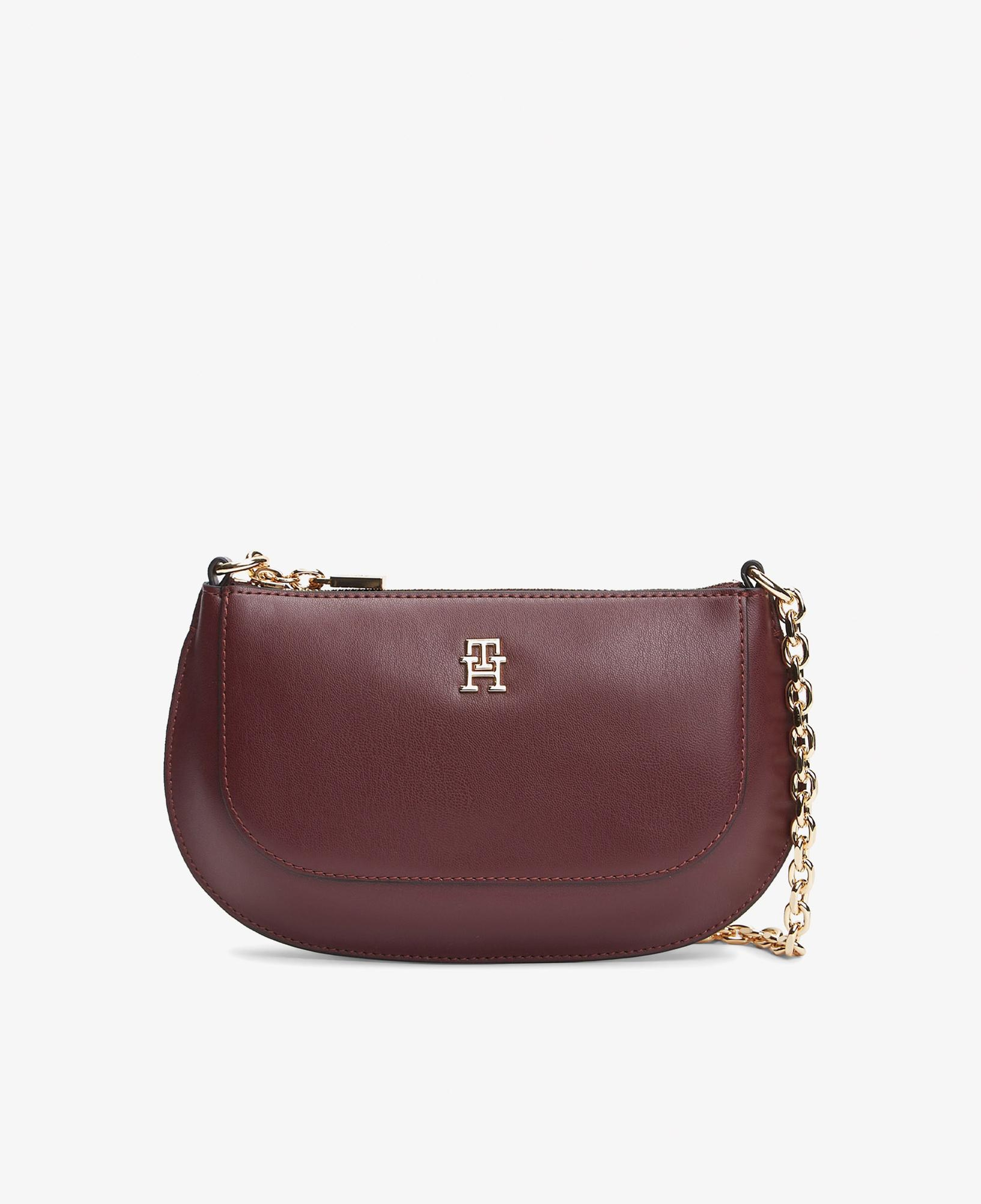 Tommy Hilfiger Glam Kadın Bordo Çapraz Çanta