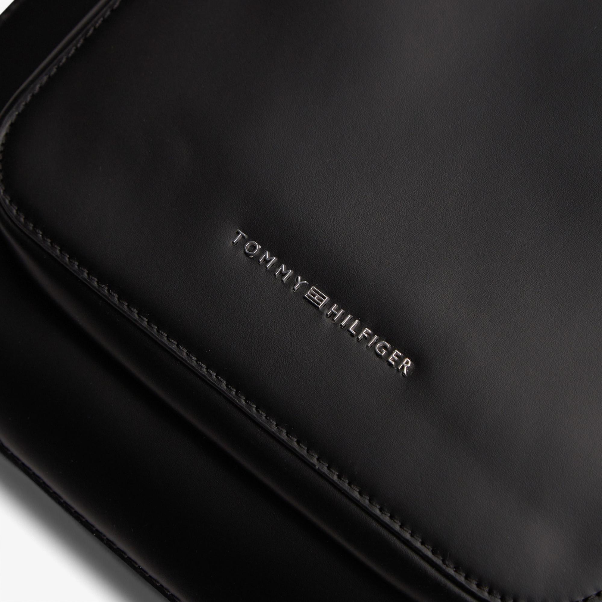 Tommy Hilfiger Business Leather Erkek Siyah Sırt Çantası