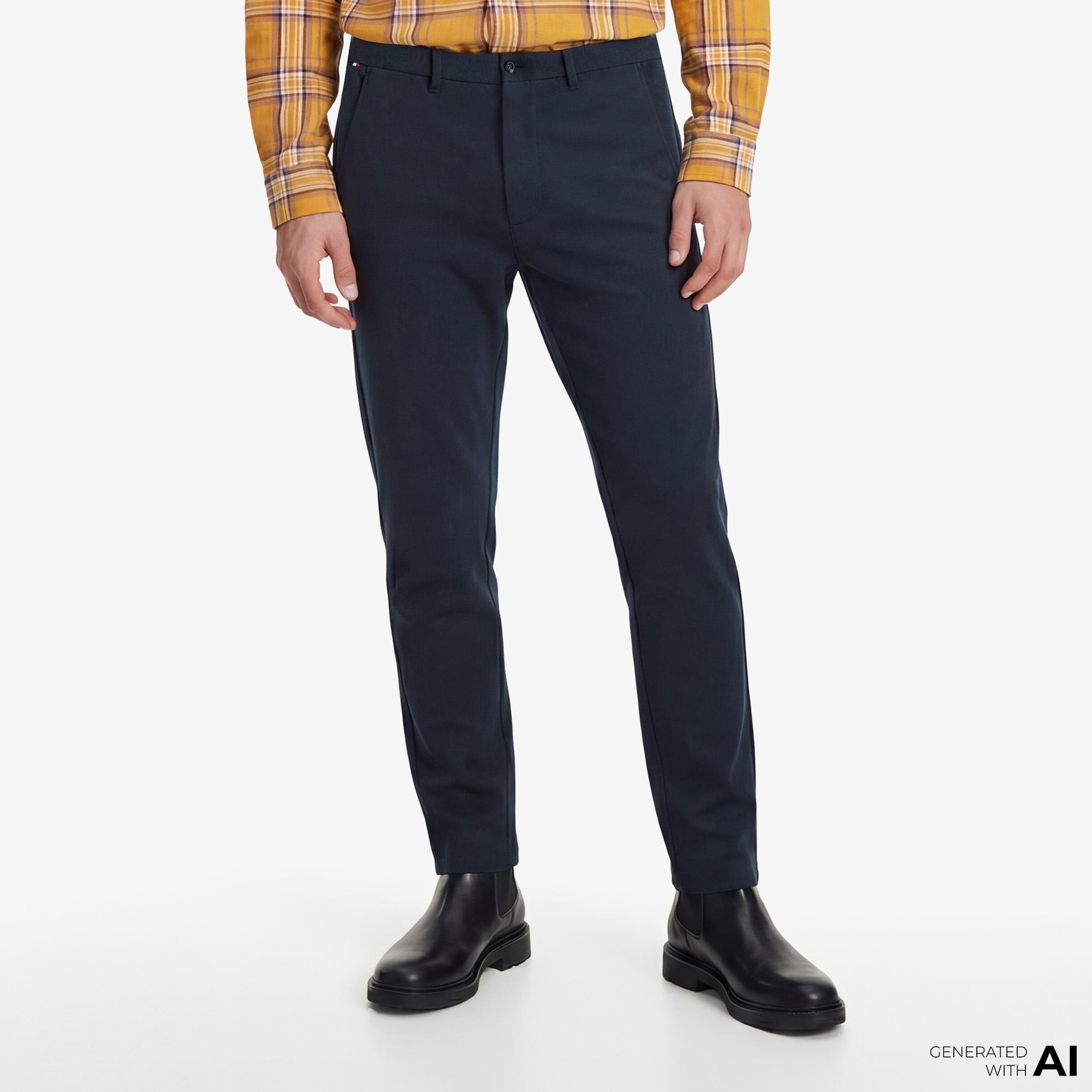 Tommy Hilfiger Seasonal Quality Erkek Lacivert Pantolon