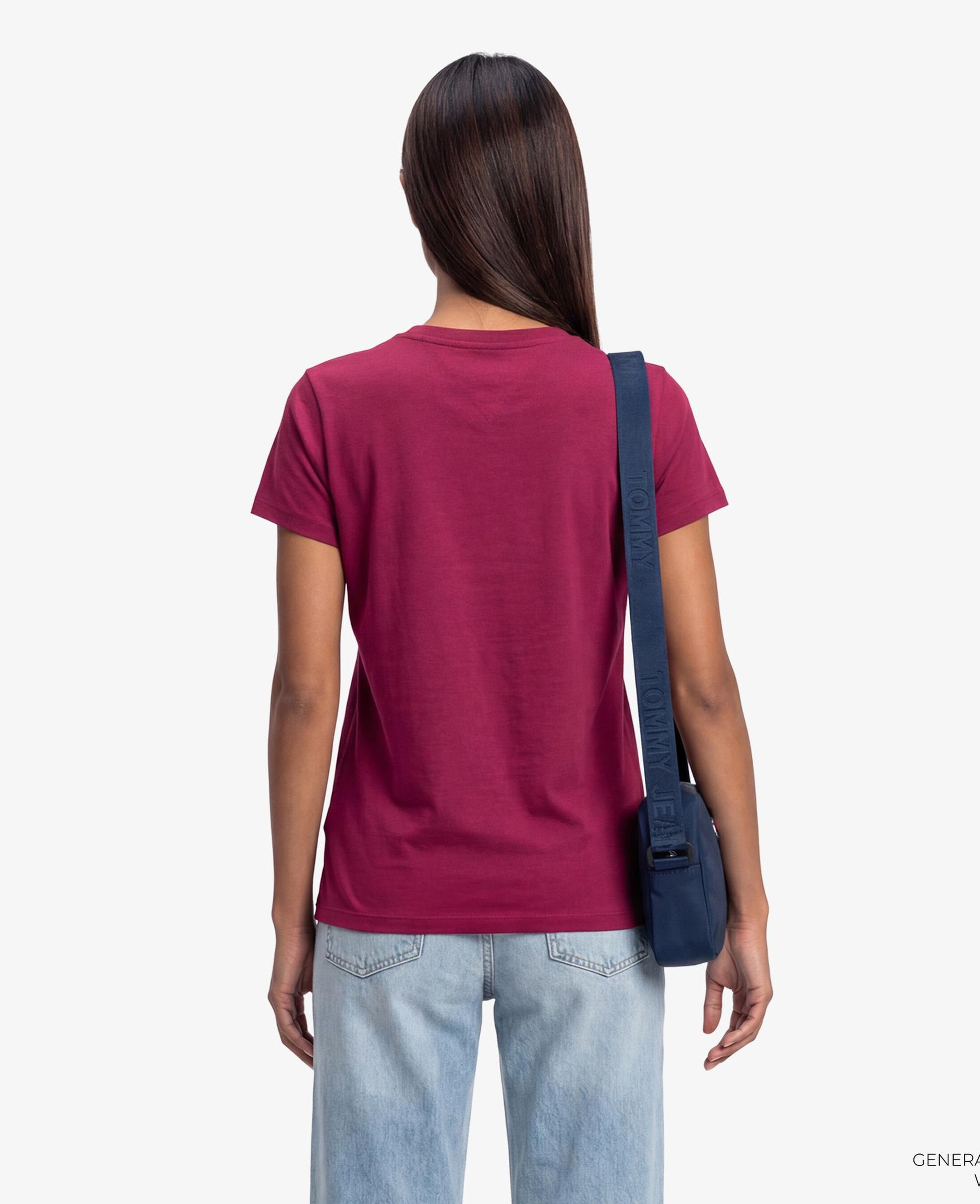 Tommy Hilfiger Essential Logo Kadın Pembe T-Shirt