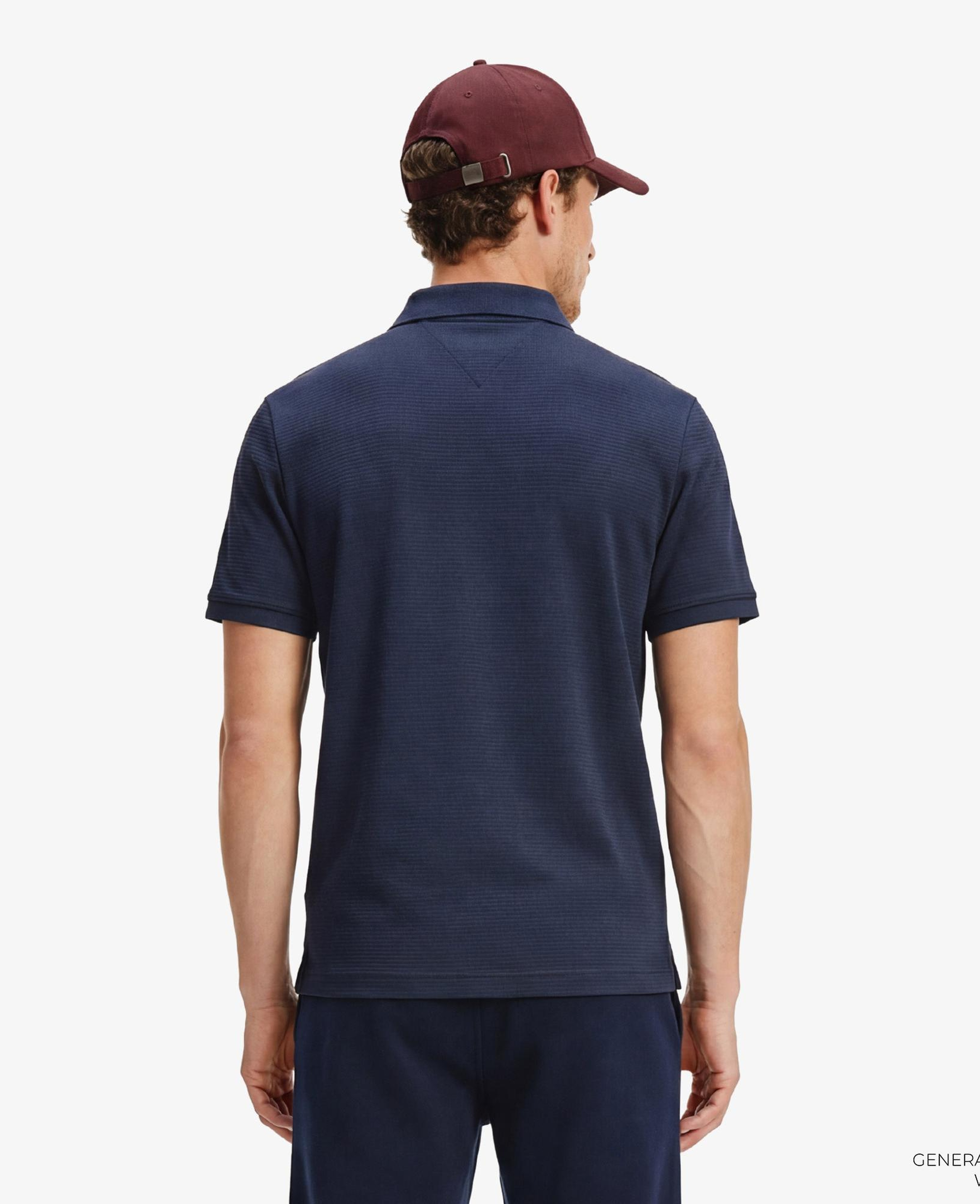 Tommy Hilfiger Performance Erkek Lacivert Polo Yaka T-Shirt