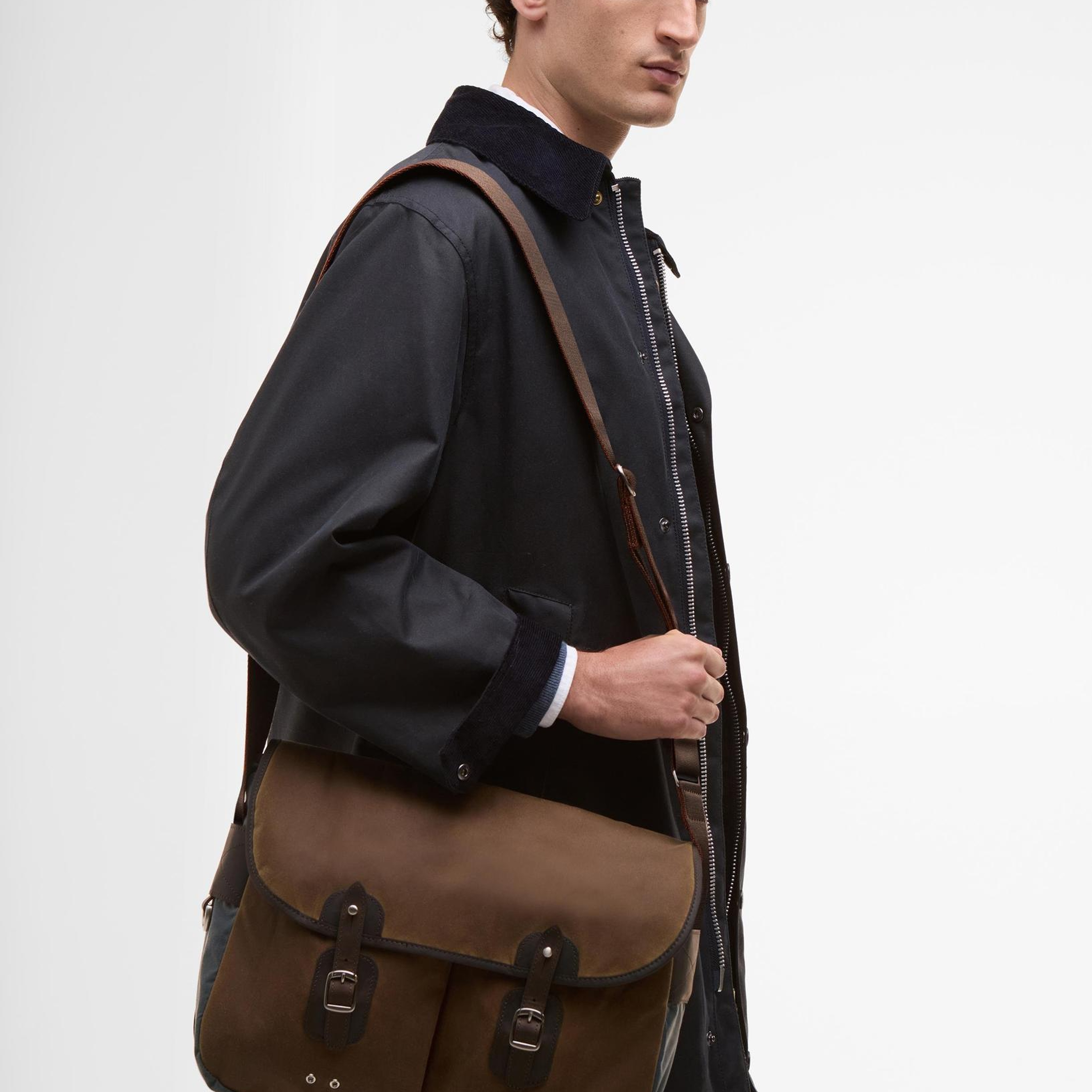 Barbour x Paul Smith Tarras Yağlı Çanta