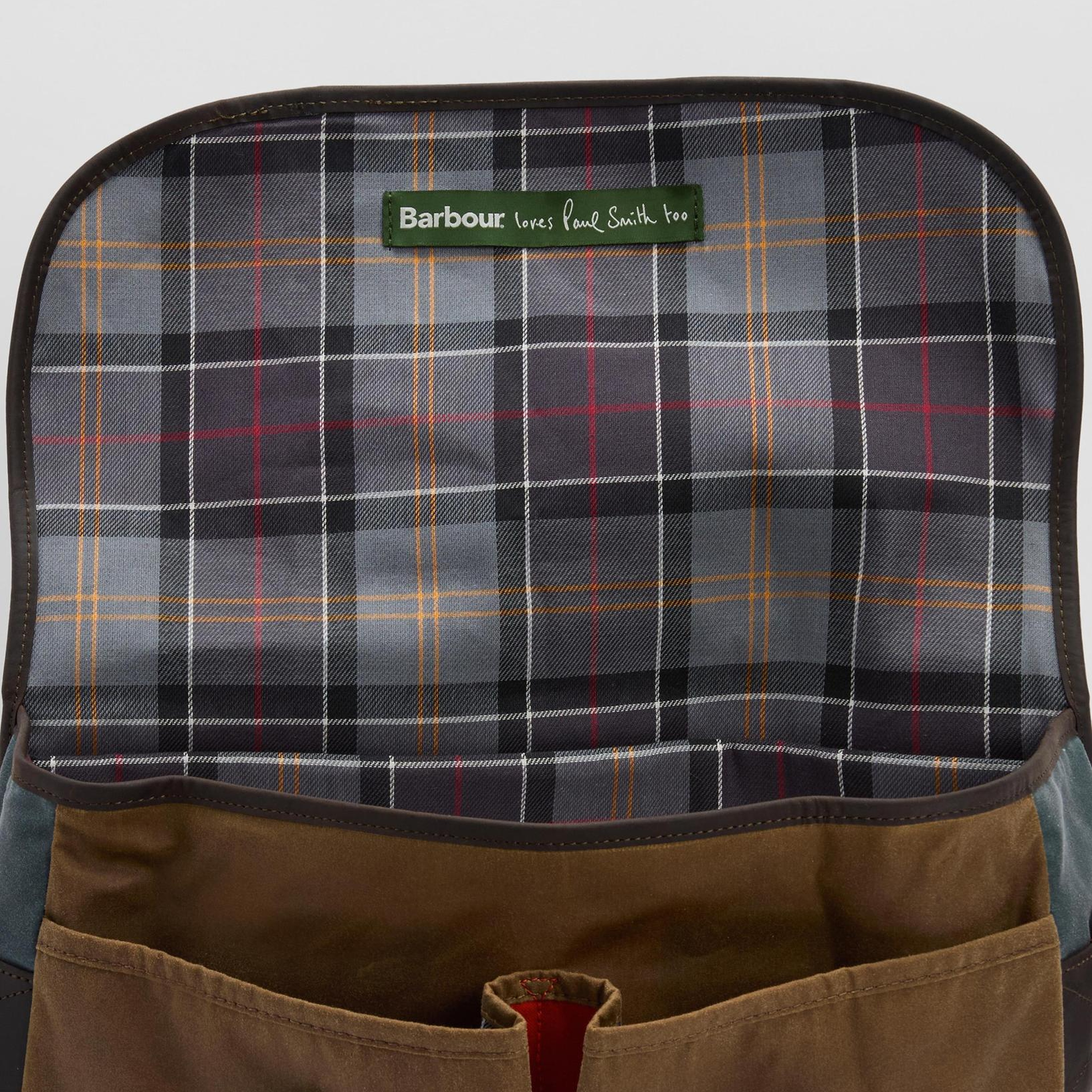 Barbour x Paul Smith Tarras Yağlı Çanta