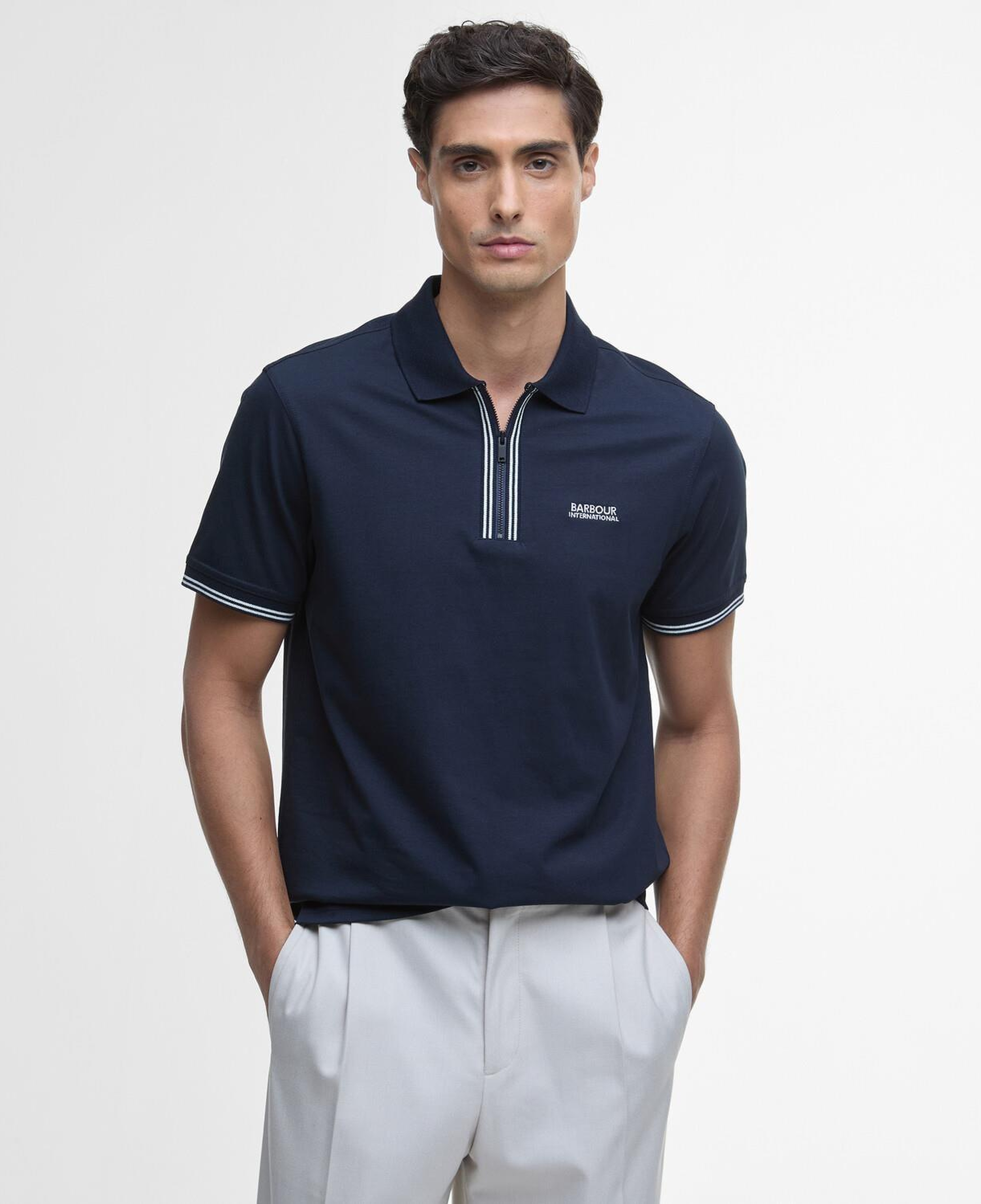 B.Intl Ollie Twin Tipped Placket Polo Yaka