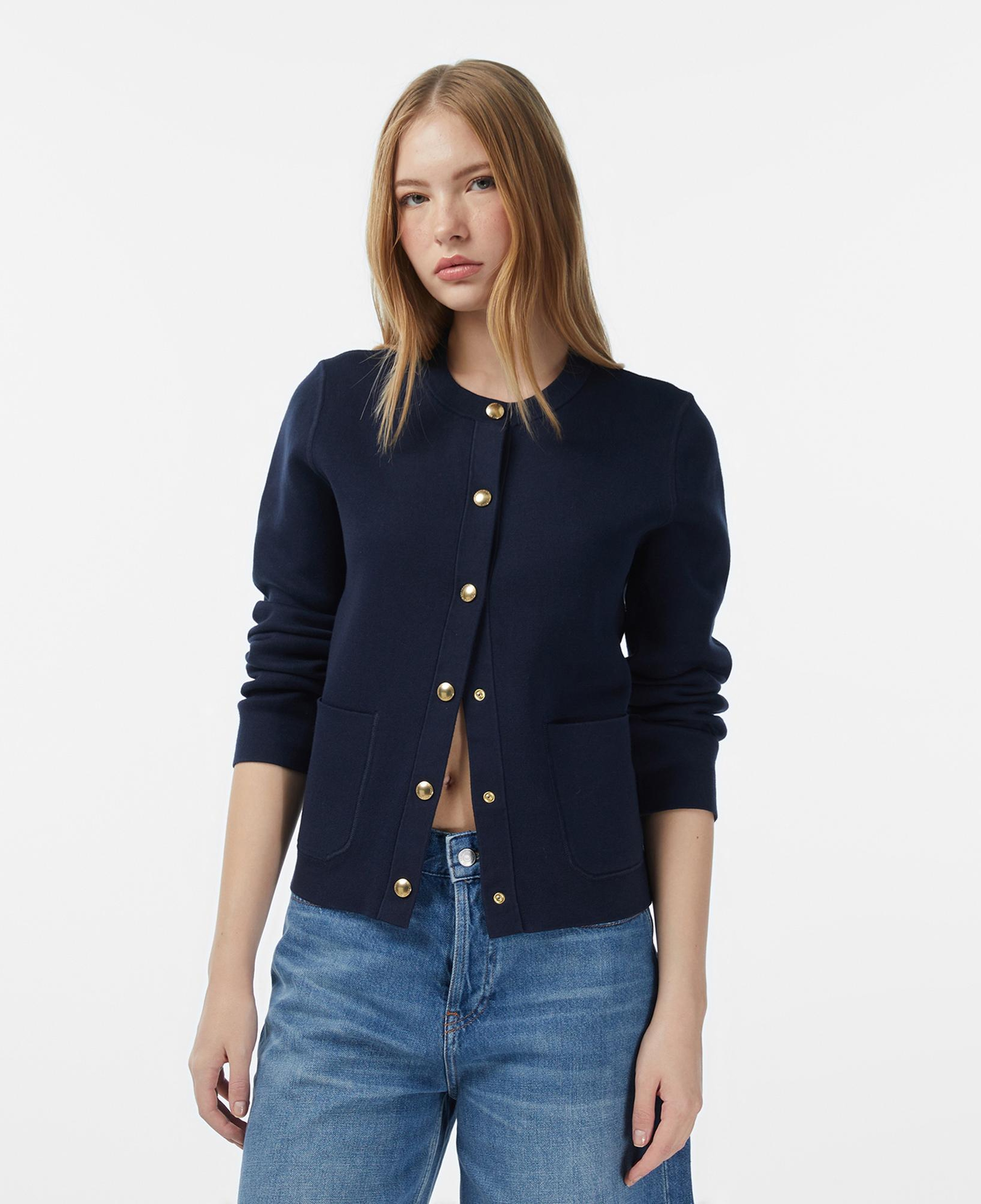 Tommy Hilfiger Reversible Cardi Kadın Lacivert Hırka