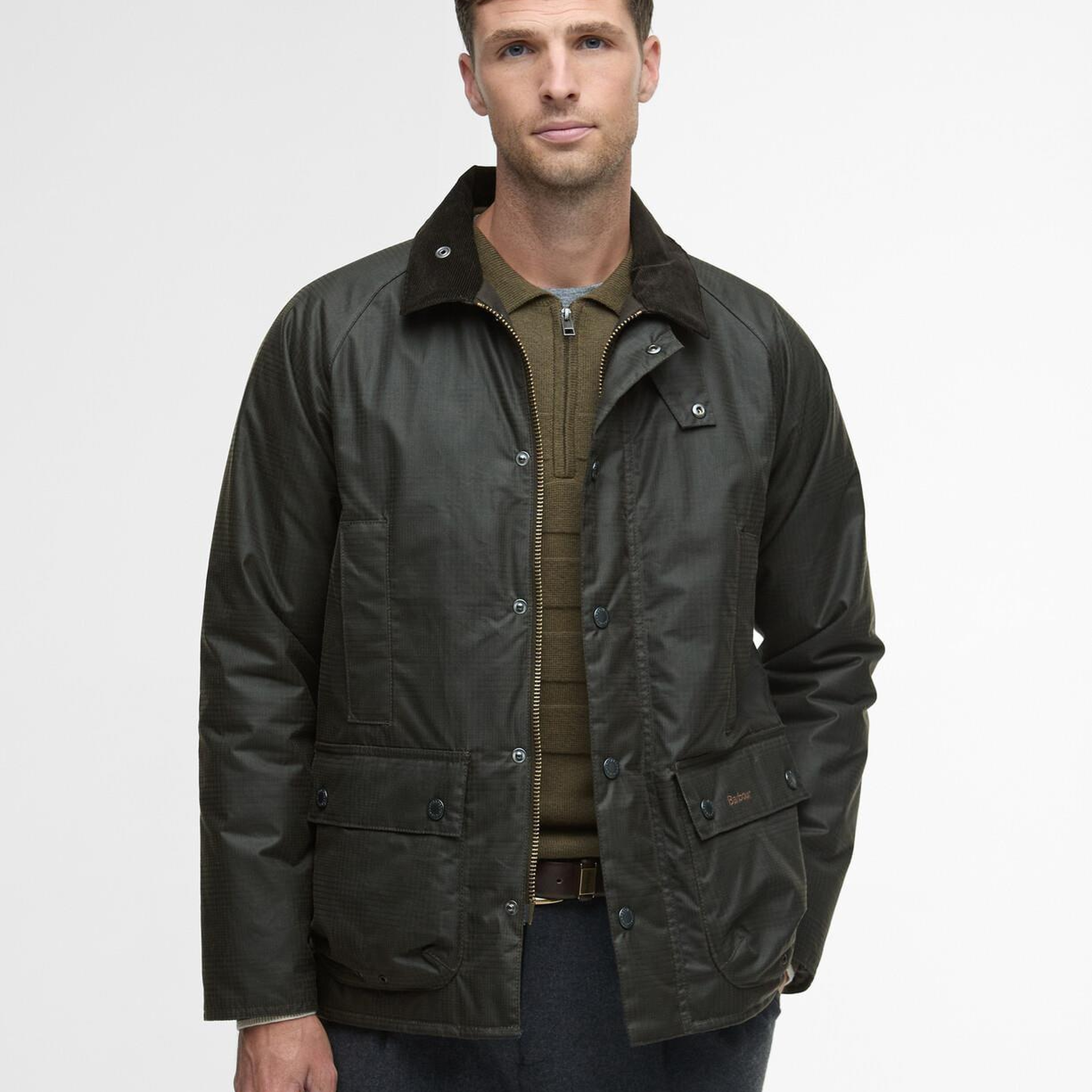 Barbour Modern Beaufort Check Yağlı Ceket