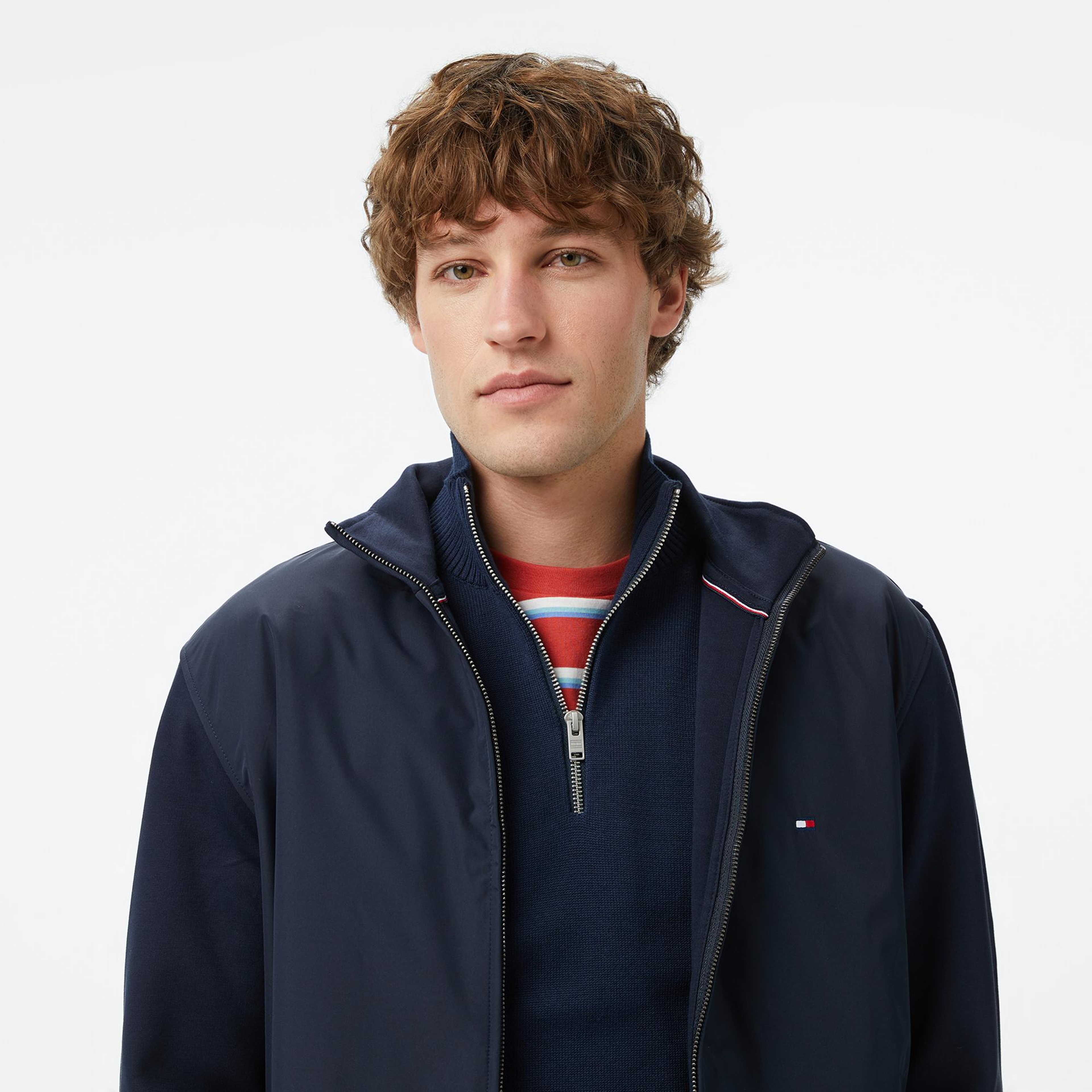 Tommy Hilfiger Elevated Essentials Erkek Lacivert Eşofman Üstü