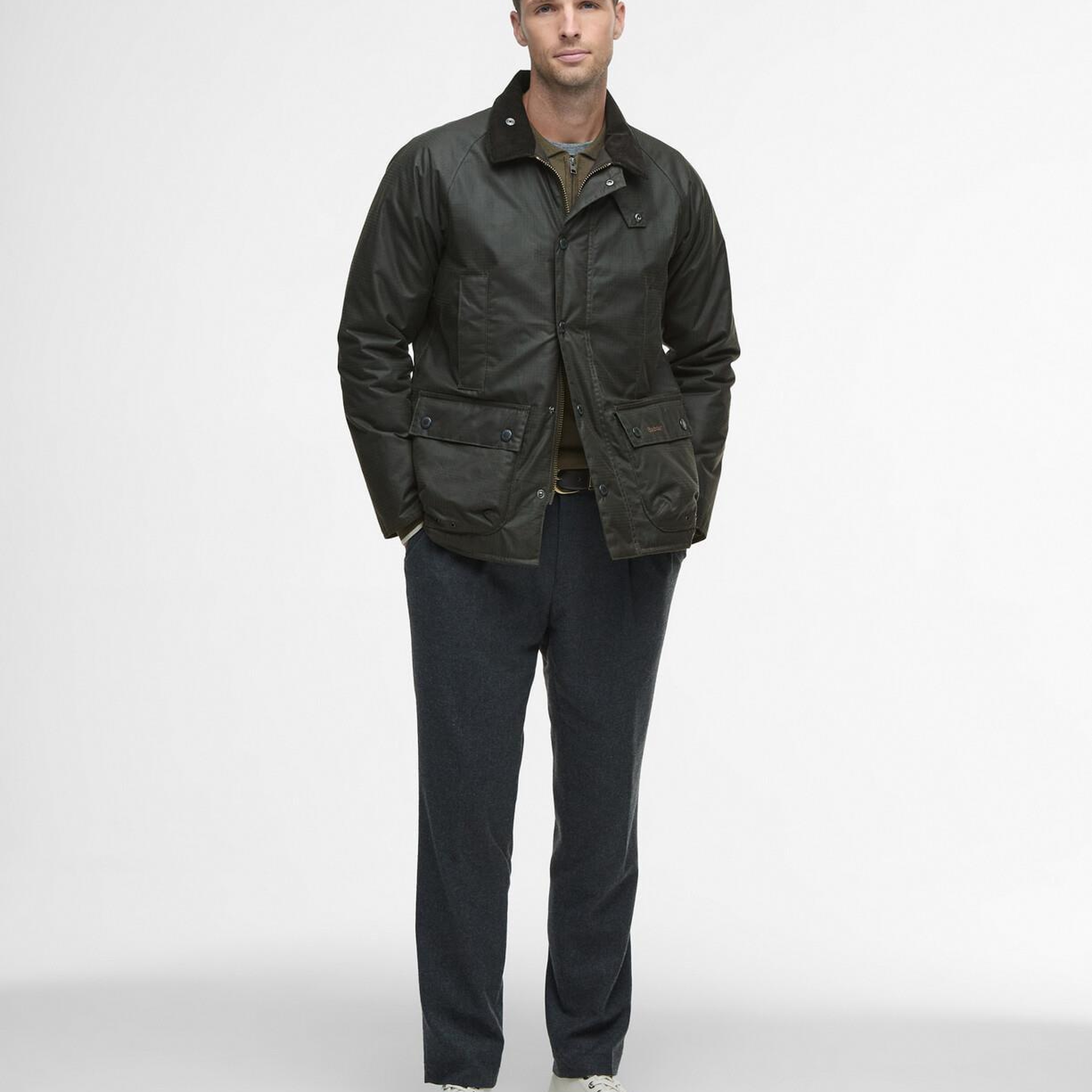 Barbour Modern Beaufort Check Yağlı Ceket