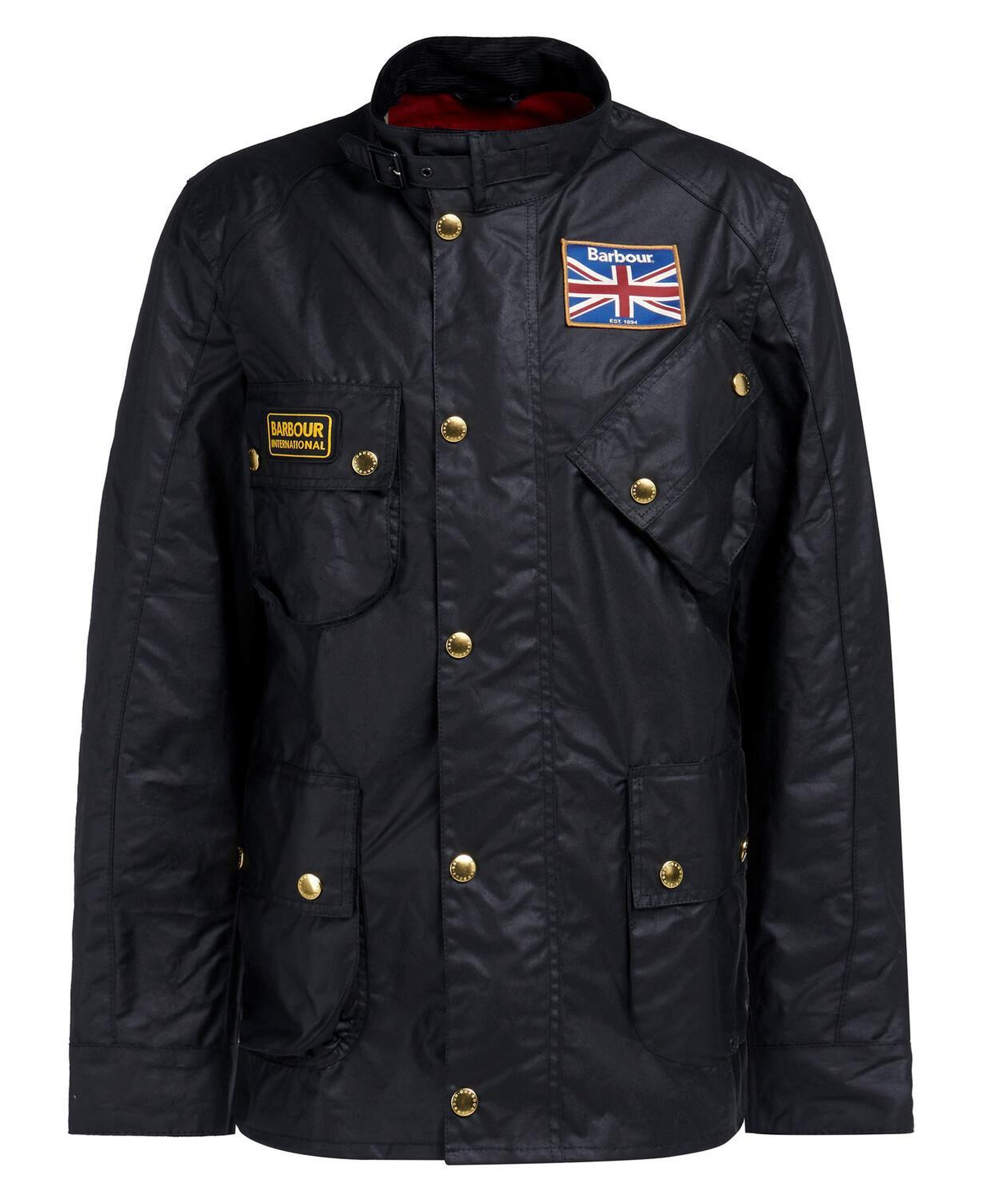 B.Intl Union Jack International Yağlı Ceket