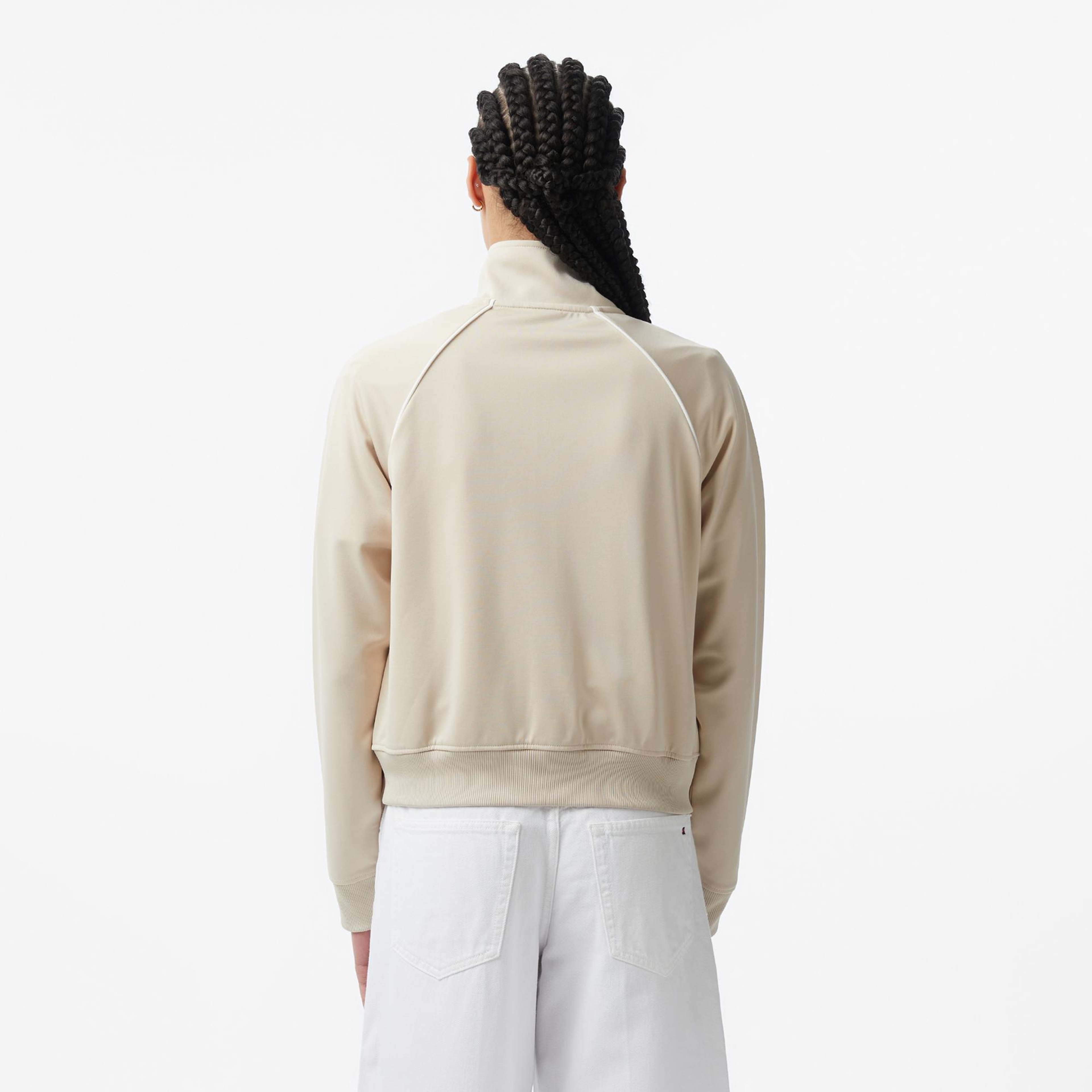 Tommy Hilfiger Badge Kadın Bej Eşofman Üstü