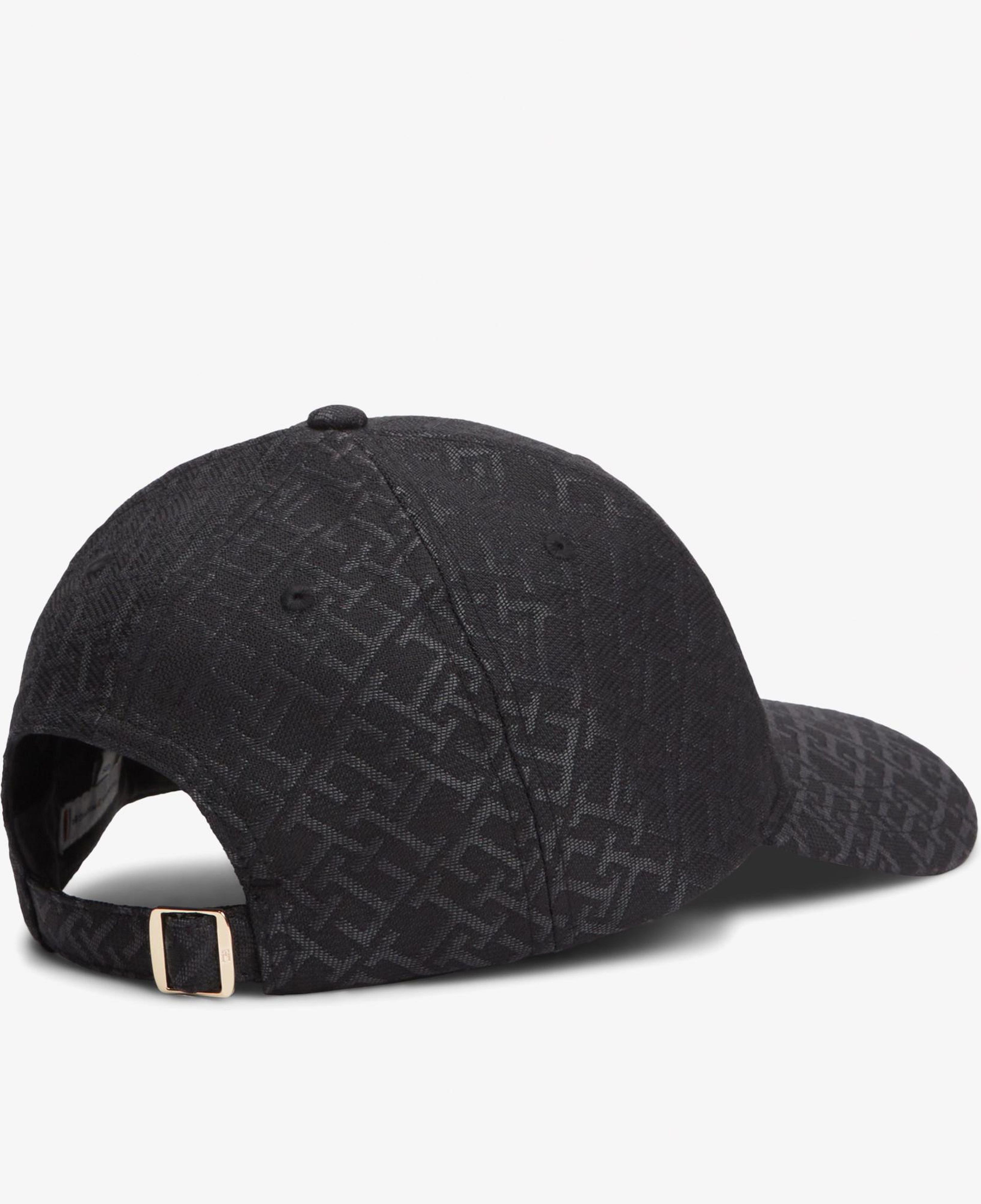 Tommy Hilfiger Monogram Kadın Siyah Şapka