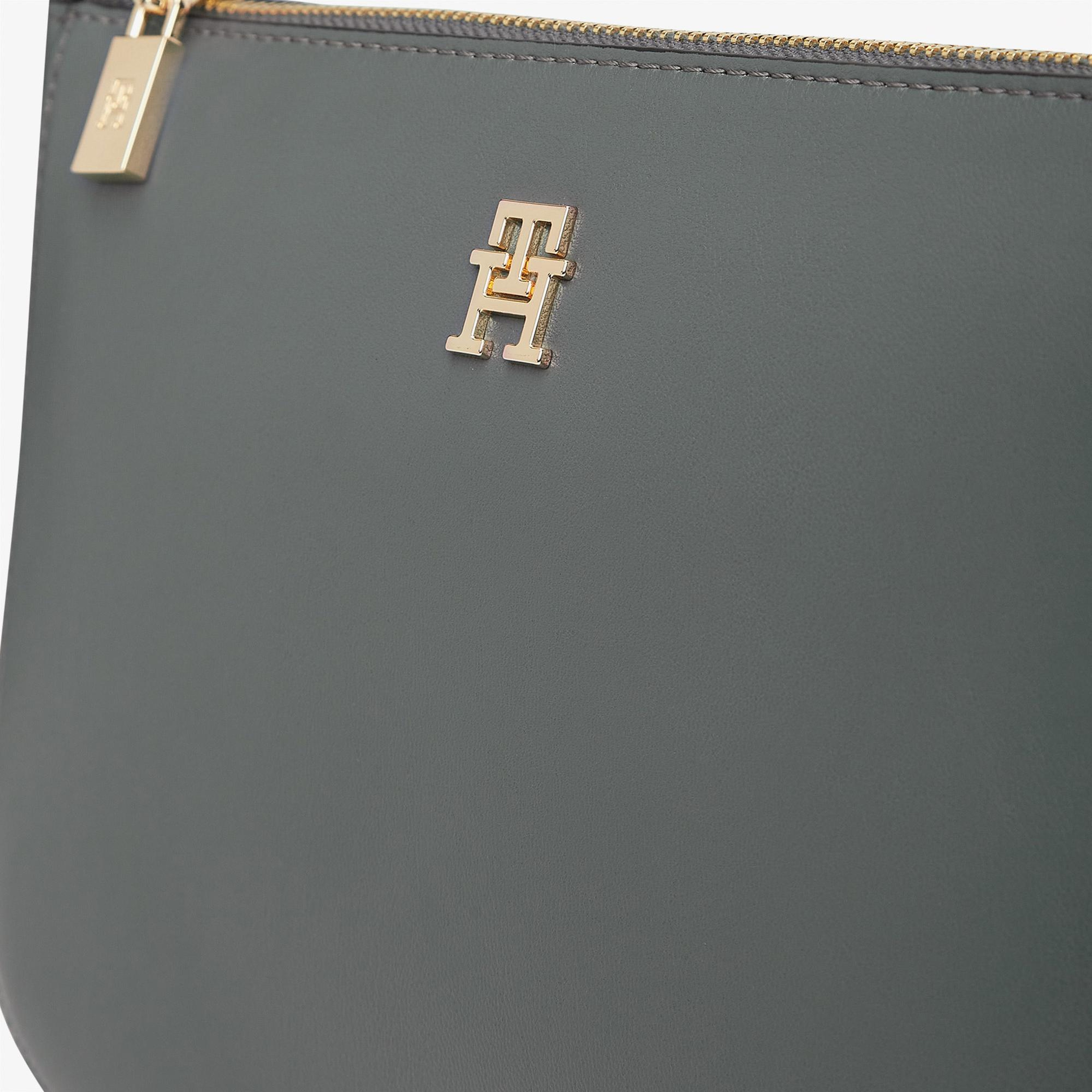 Tommy Hilfiger Glam Kadın Gri Çapraz Çanta